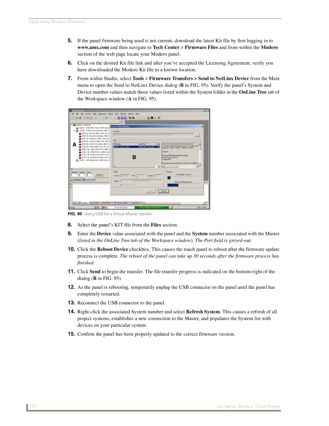 AMX NXD/NXT-1200VG, NXD/NXT-1500VG, NXD/NXT-1700VG manual 124 