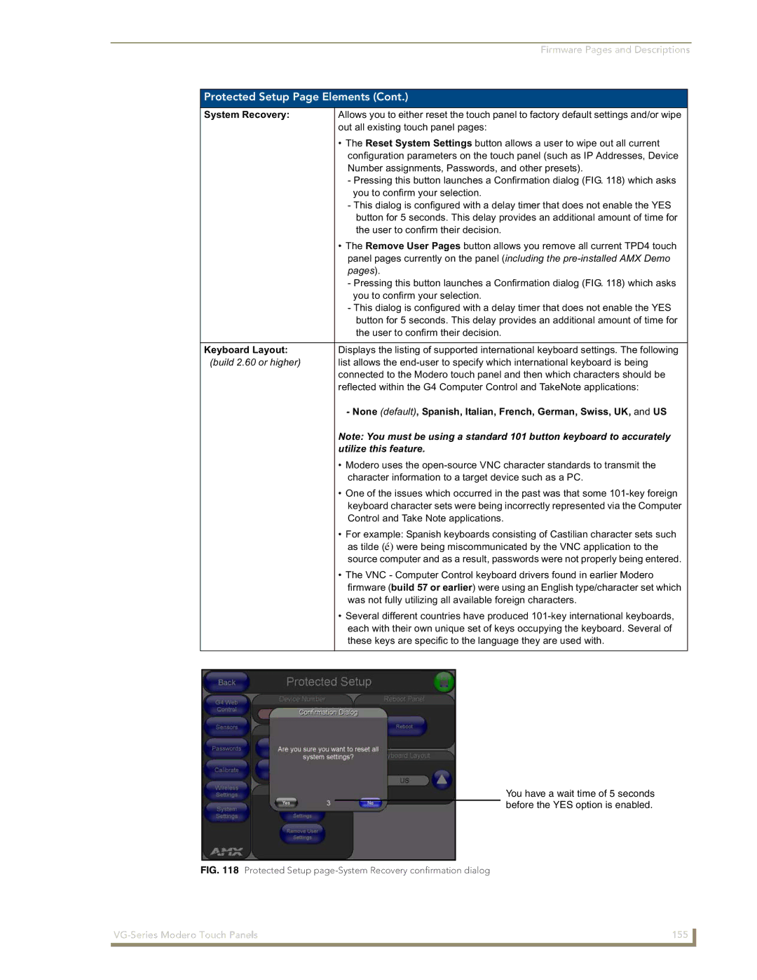 AMX NXD/NXT-1500VG, NXD/NXT-1700VG, NXD/NXT-1200VG manual Pages, Keyboard Layout 