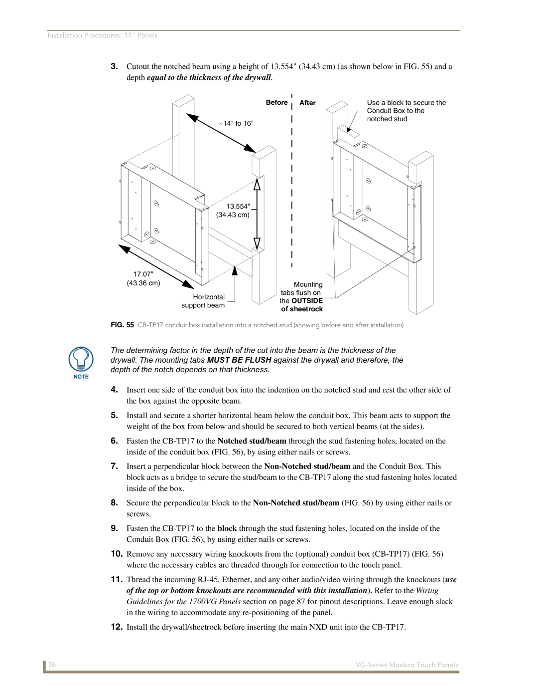 AMX NXD/NXT-1200VG, NXD/NXT-1500VG, NXD/NXT-1700VG manual Before 