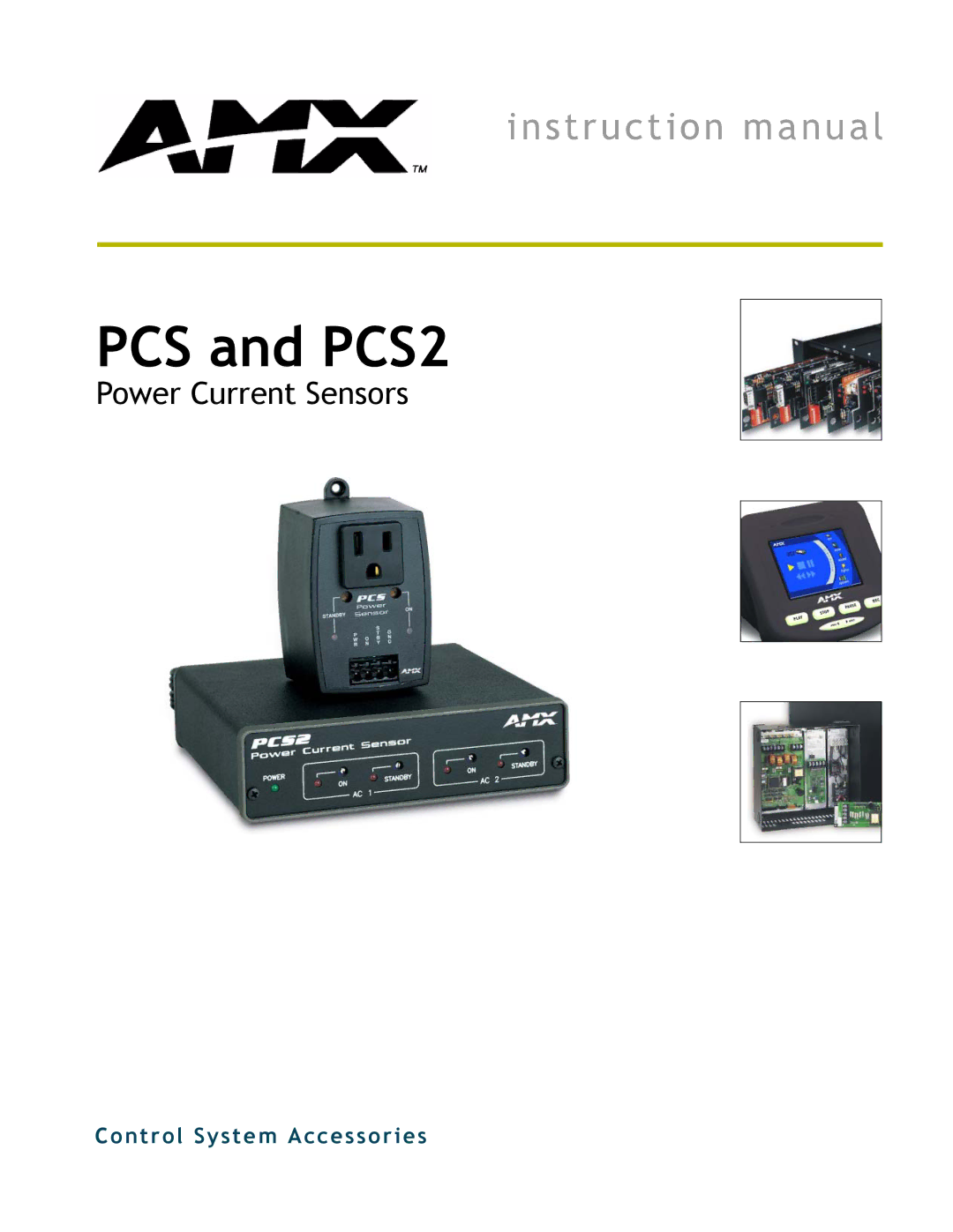 AMX instruction manual PCS and PCS2 