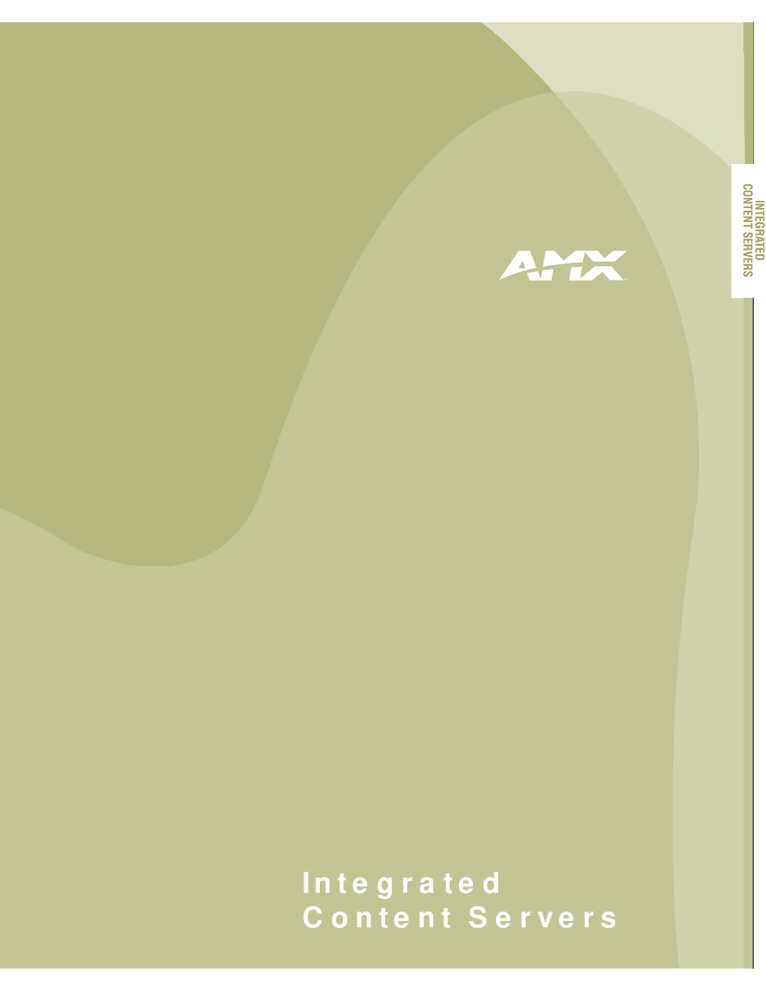 AMX PTM-D15 manual Integrated Content Servers 