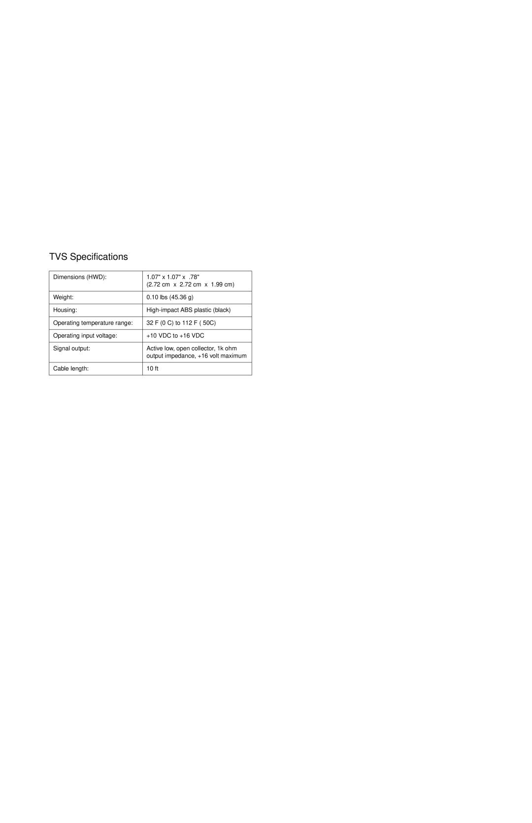 AMX dimensions TVS Specifications 