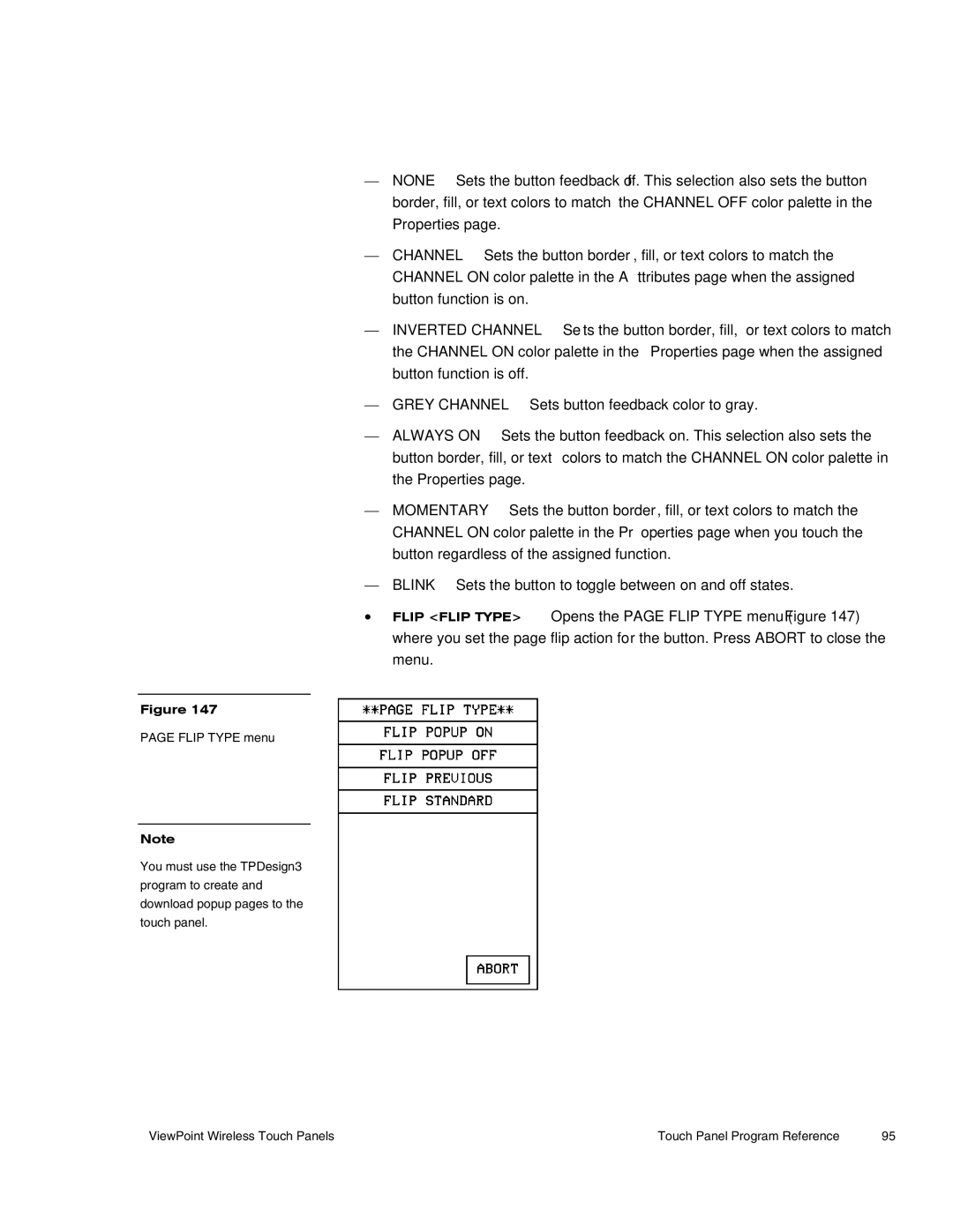 AMX Wireless Touch Panels (Wave Server) instruction manual Touch Panel Program Reference 