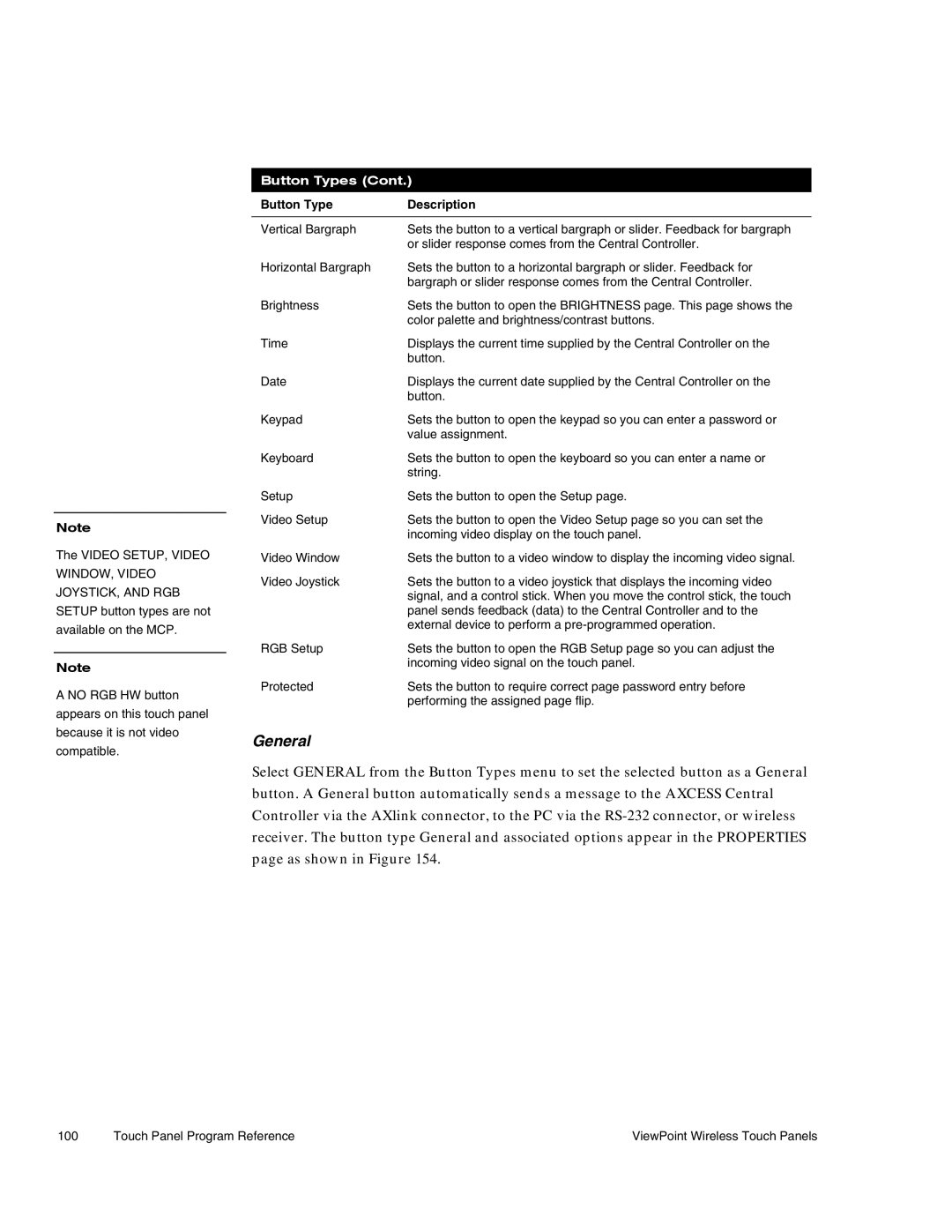 AMX Wireless Touch Panels (Wave Server) instruction manual General 