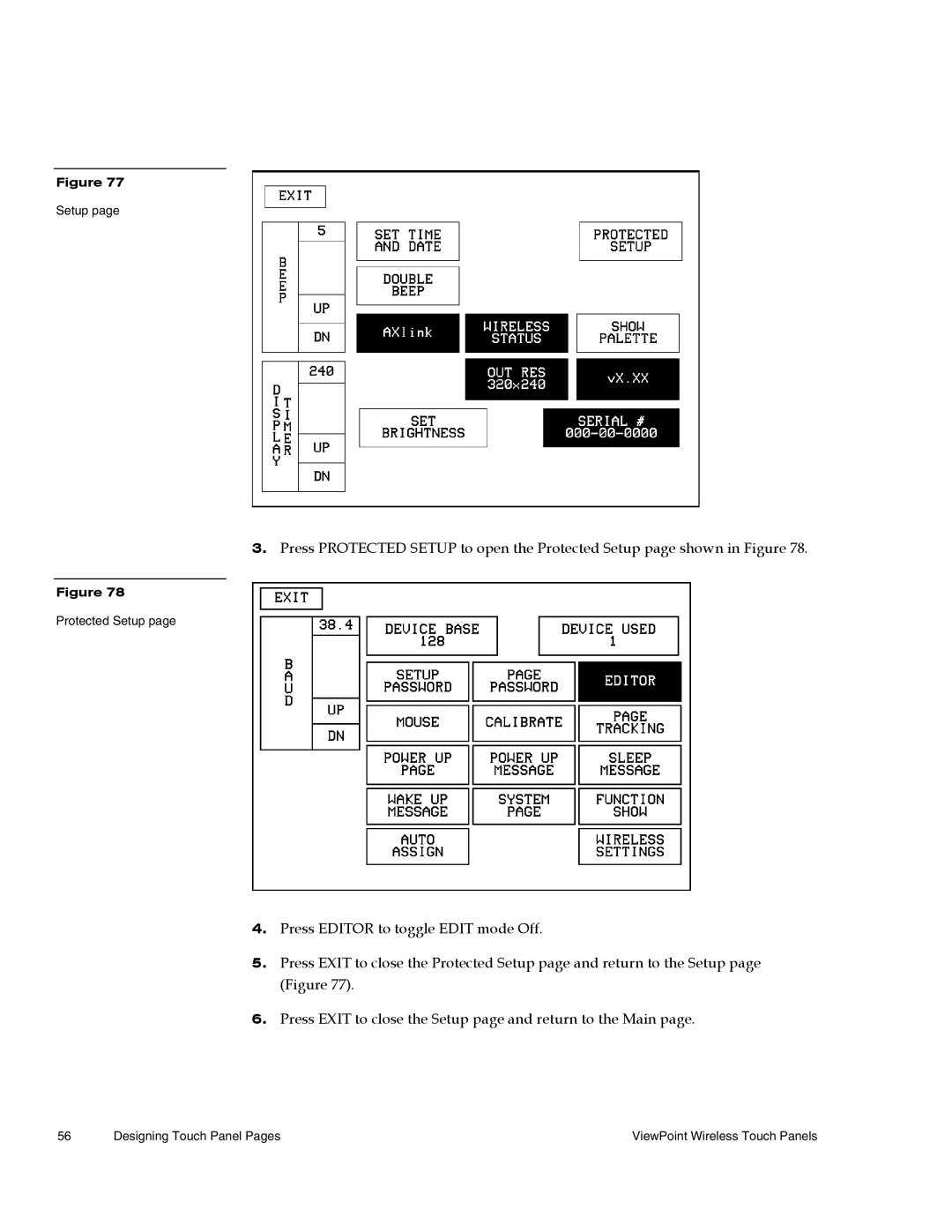 AMX Wireless Touch Panels (Wave Server) instruction manual Setup 