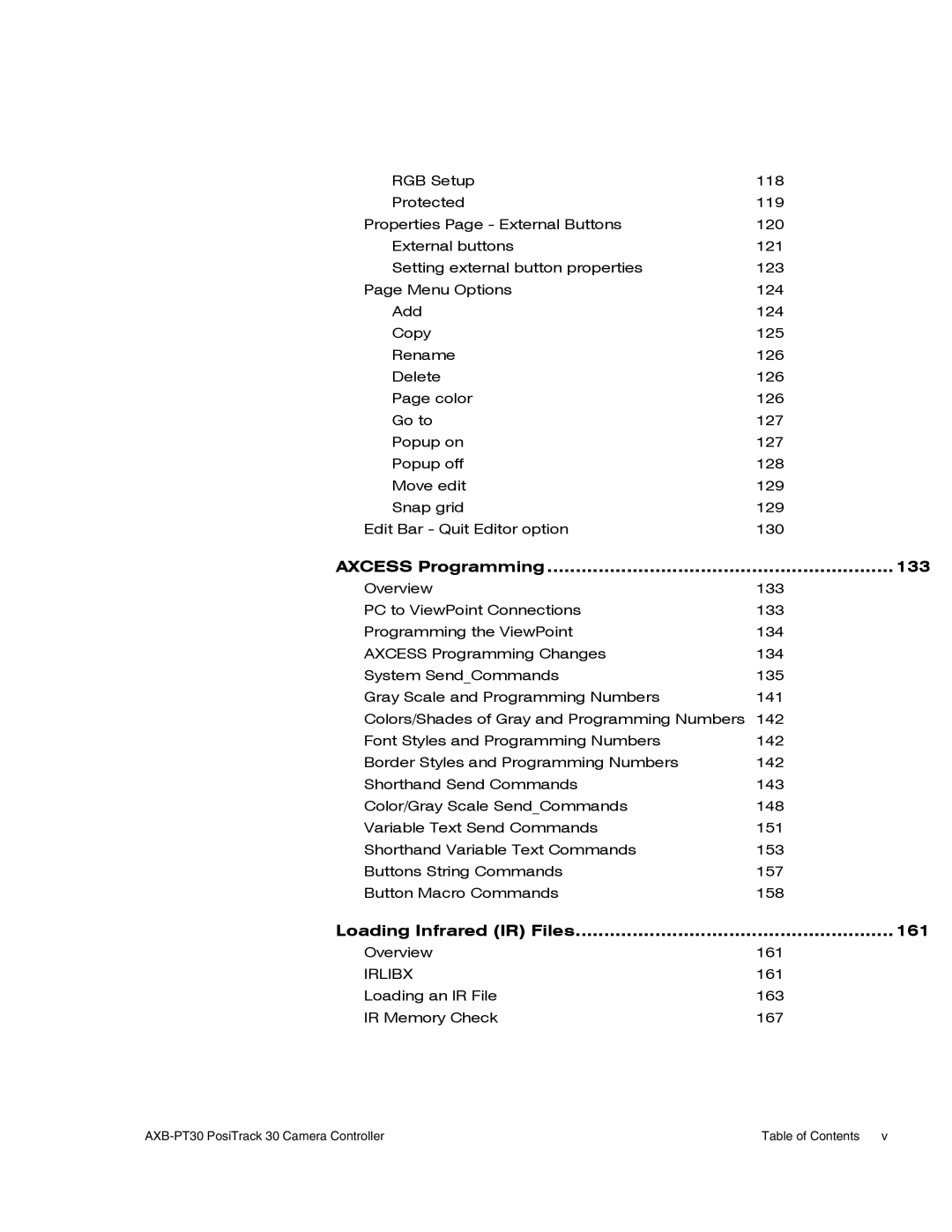 AMX Wireless Touch Panels (Wave Server) instruction manual 133, 161 