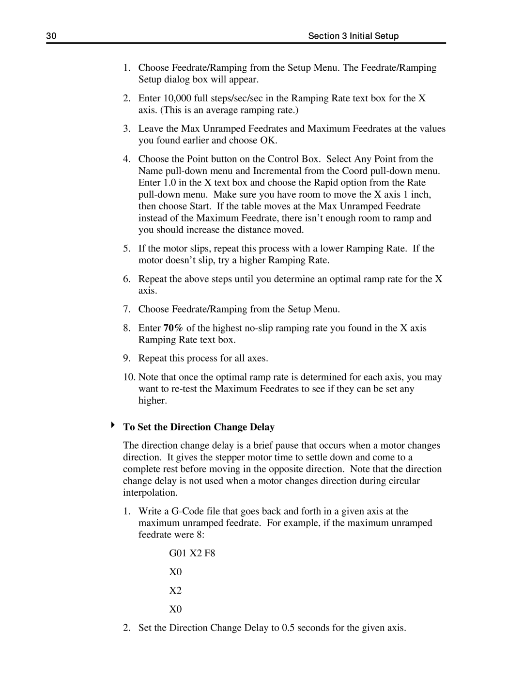 Anaheim DPJ72LC2, DPJ72LC3, DPJ72LC4 manual To Set the Direction Change Delay 