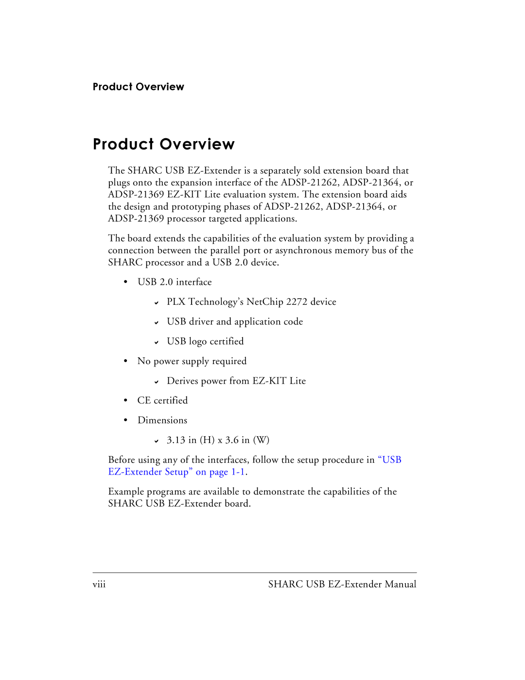 Analog Devices 82-000197-01 manual Product Overview 