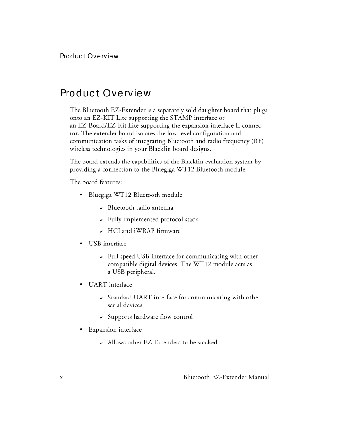 Analog Devices 82-000218-01 manual Product Overview 