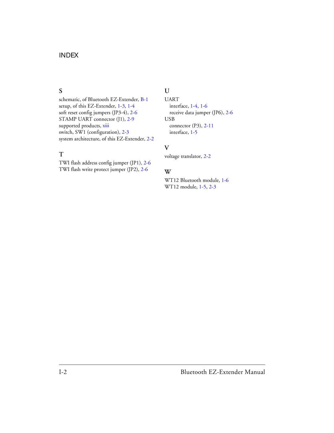 Analog Devices 82-000218-01 manual Index 