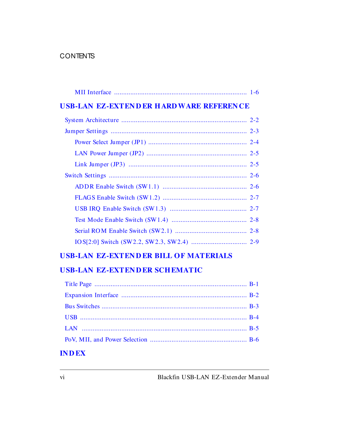 Analog Devices 82-000845-01 manual Index 