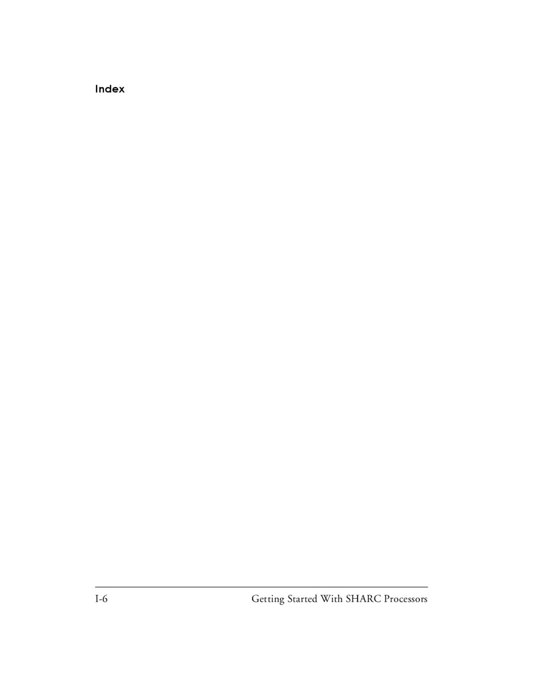 Analog Devices 82-003536-01 manual Index 