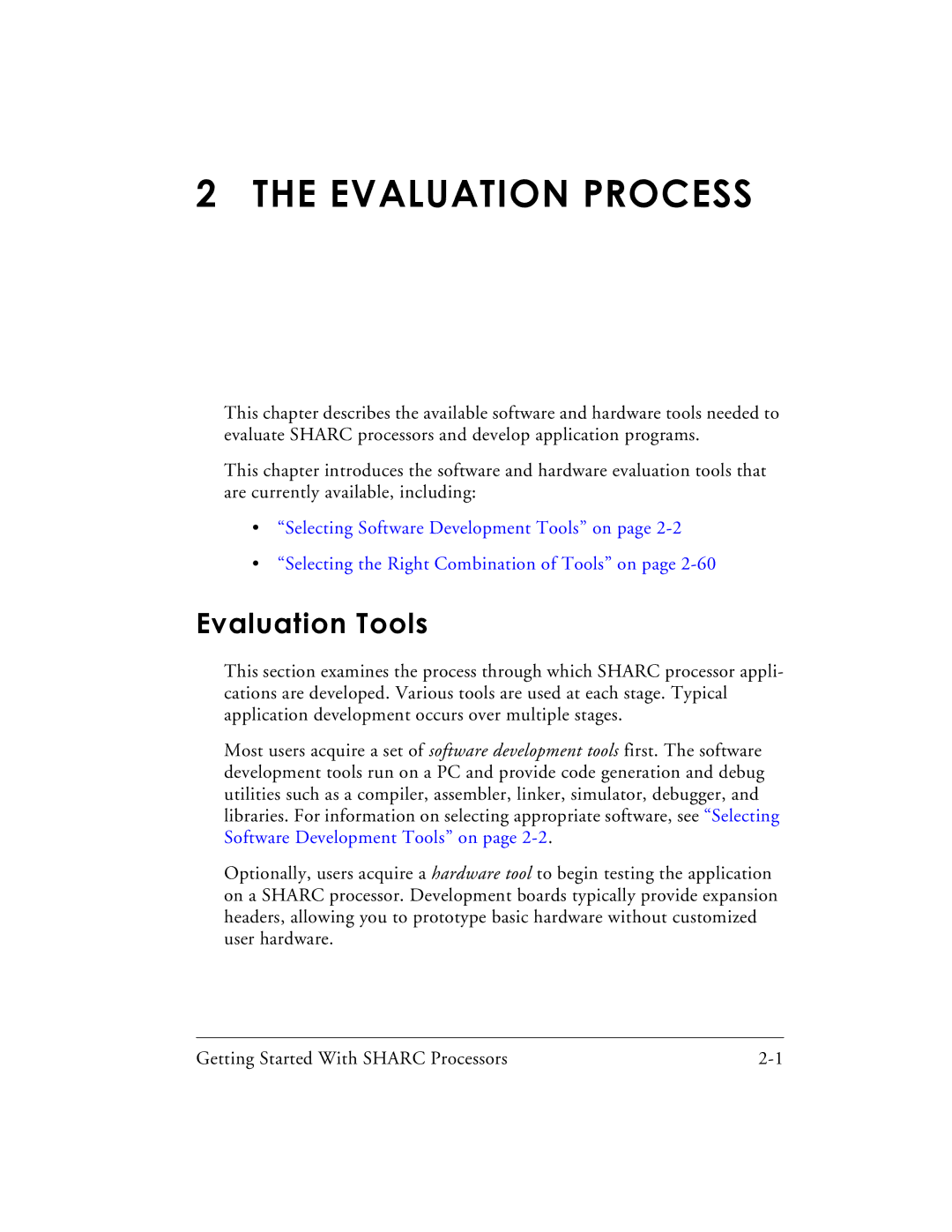 Analog Devices 82-003536-01 manual Evaluation Process 