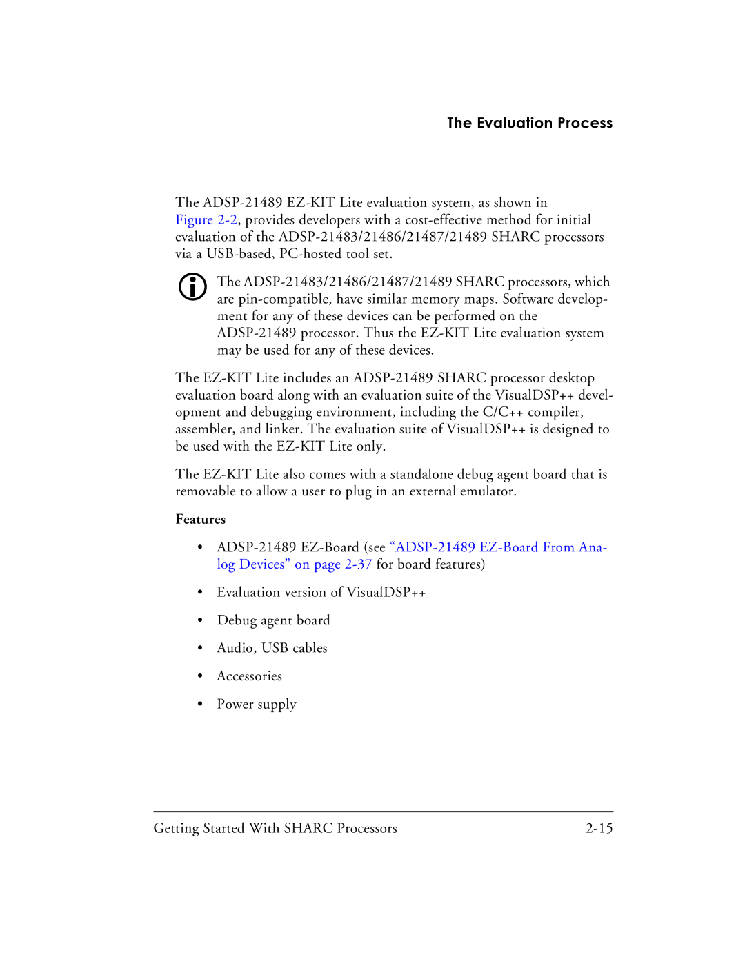 Analog Devices 82-003536-01 manual Features 