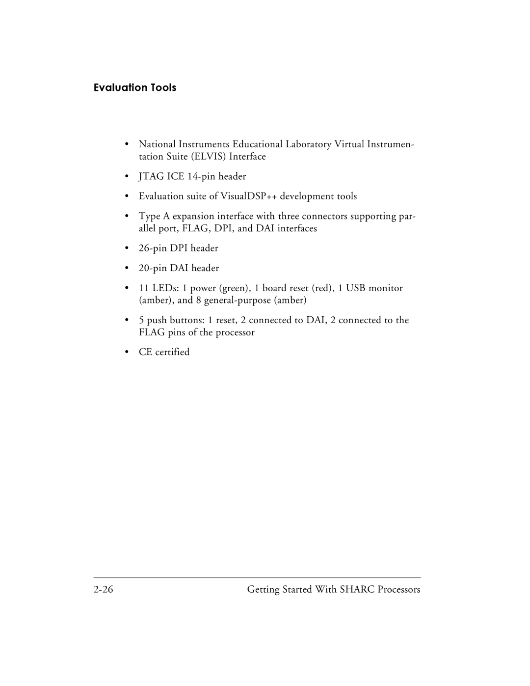 Analog Devices 82-003536-01 manual Evaluation Tools 