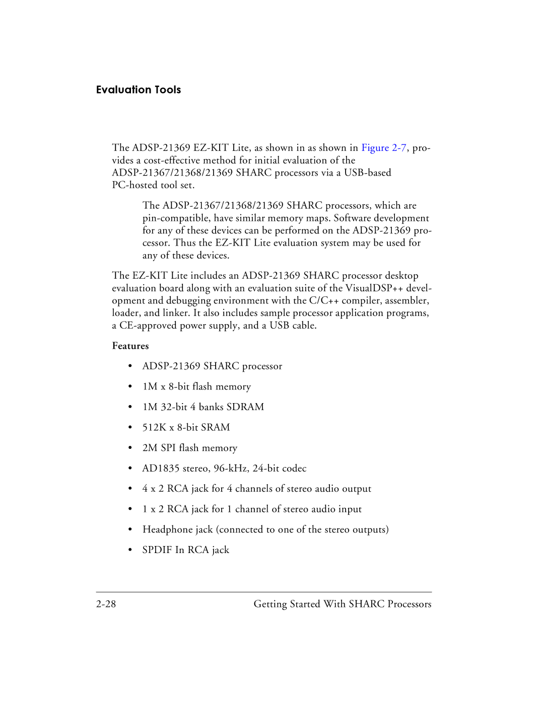 Analog Devices 82-003536-01 manual Features 