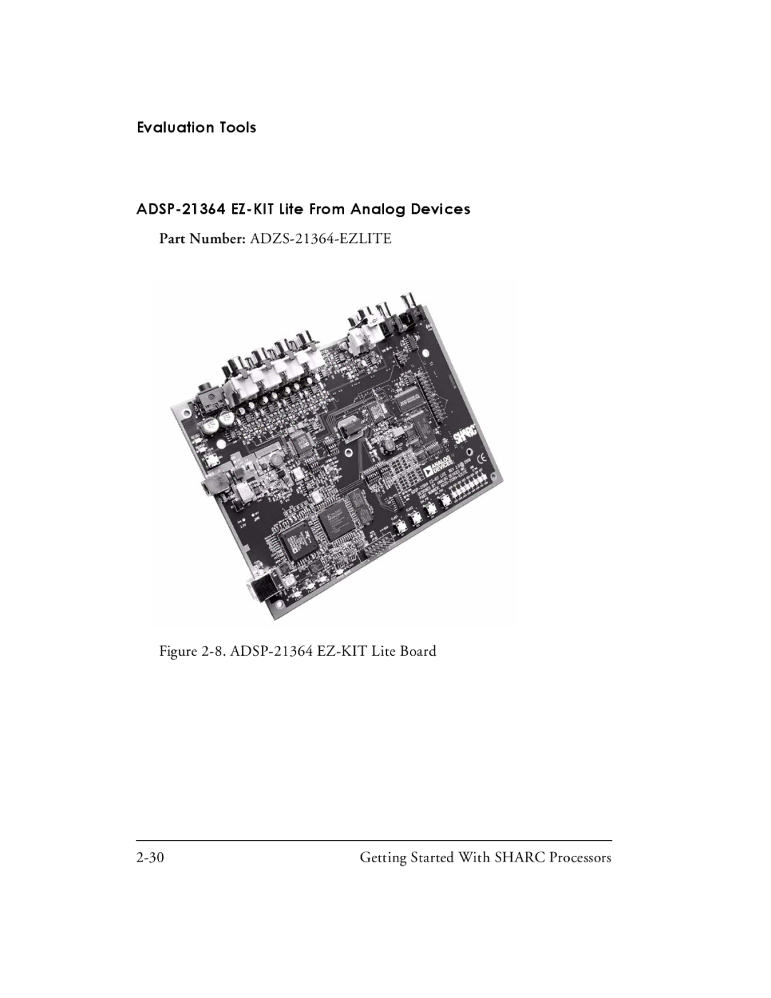 Analog Devices 82-003536-01 manual Evaluation Tools ADSP-21364 EZ-KIT Lite From Analog Devices 