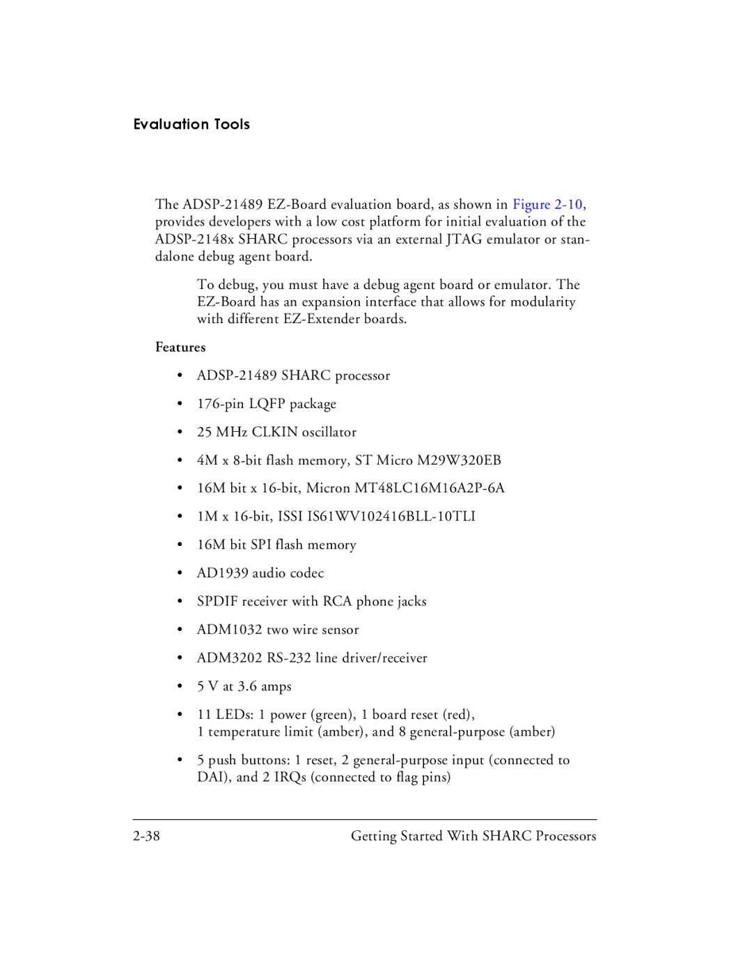 Analog Devices 82-003536-01 manual Features 