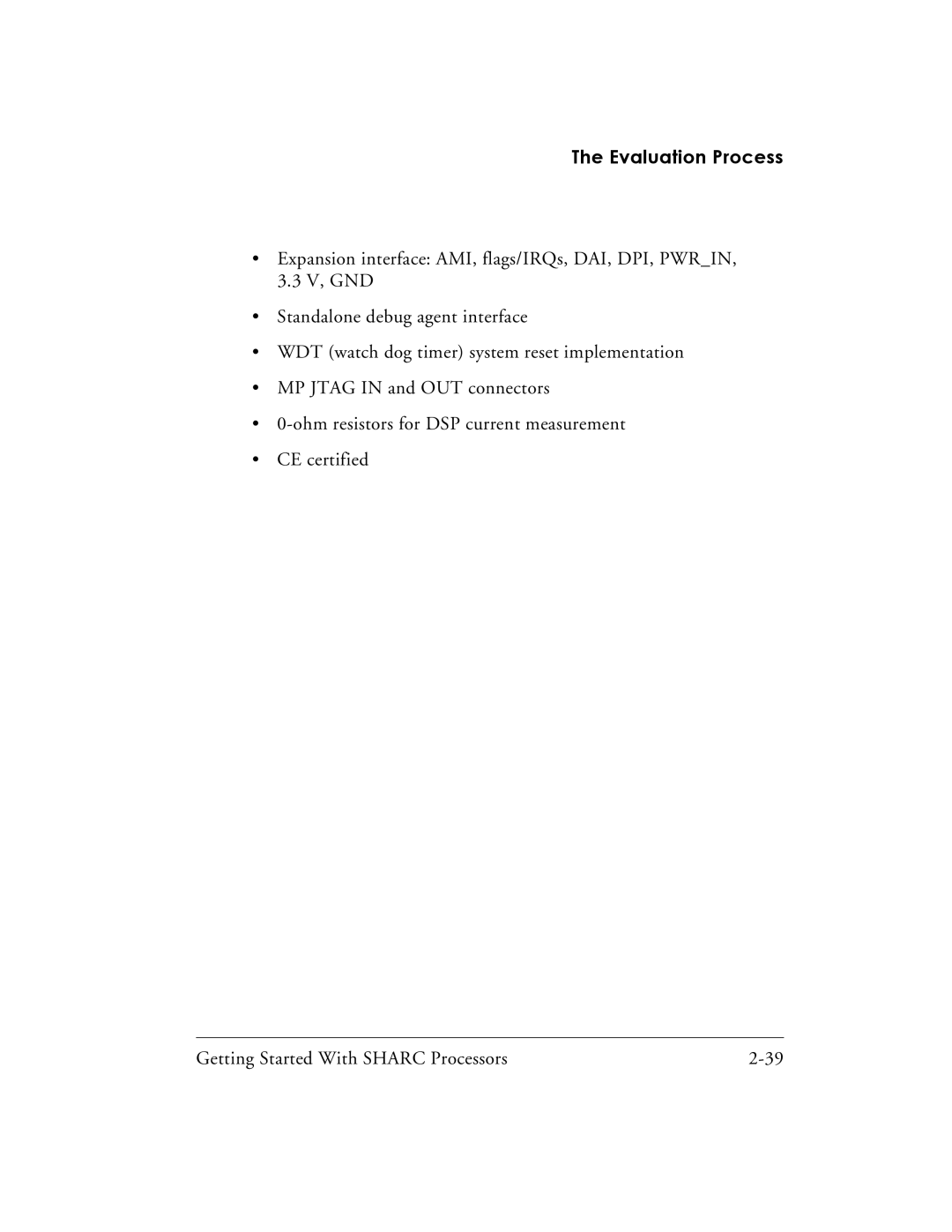 Analog Devices 82-003536-01 manual Evaluation Process 