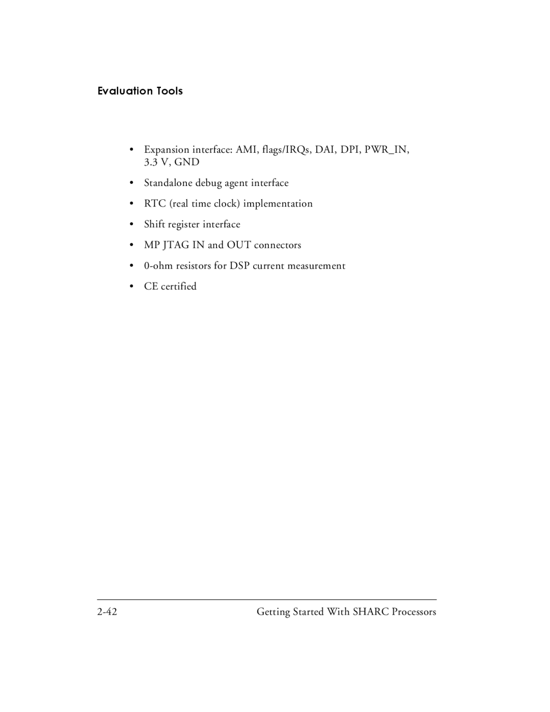 Analog Devices 82-003536-01 manual Evaluation Tools 