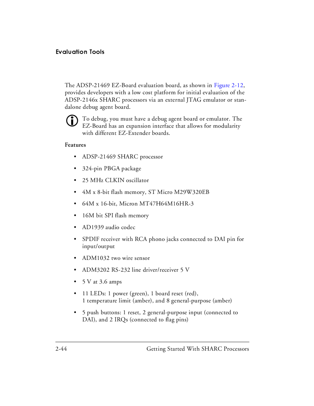 Analog Devices 82-003536-01 manual Features 