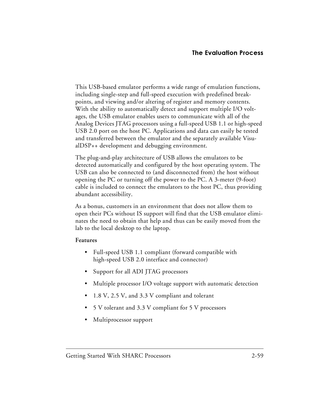 Analog Devices 82-003536-01 manual Features 