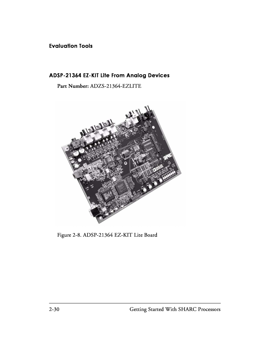 Analog Devices 82-003536-01 ADSP-21364 EZ-KITLite From Analog Devices, Evaluation Tools, Part Number ADZS-21364-EZLITE 