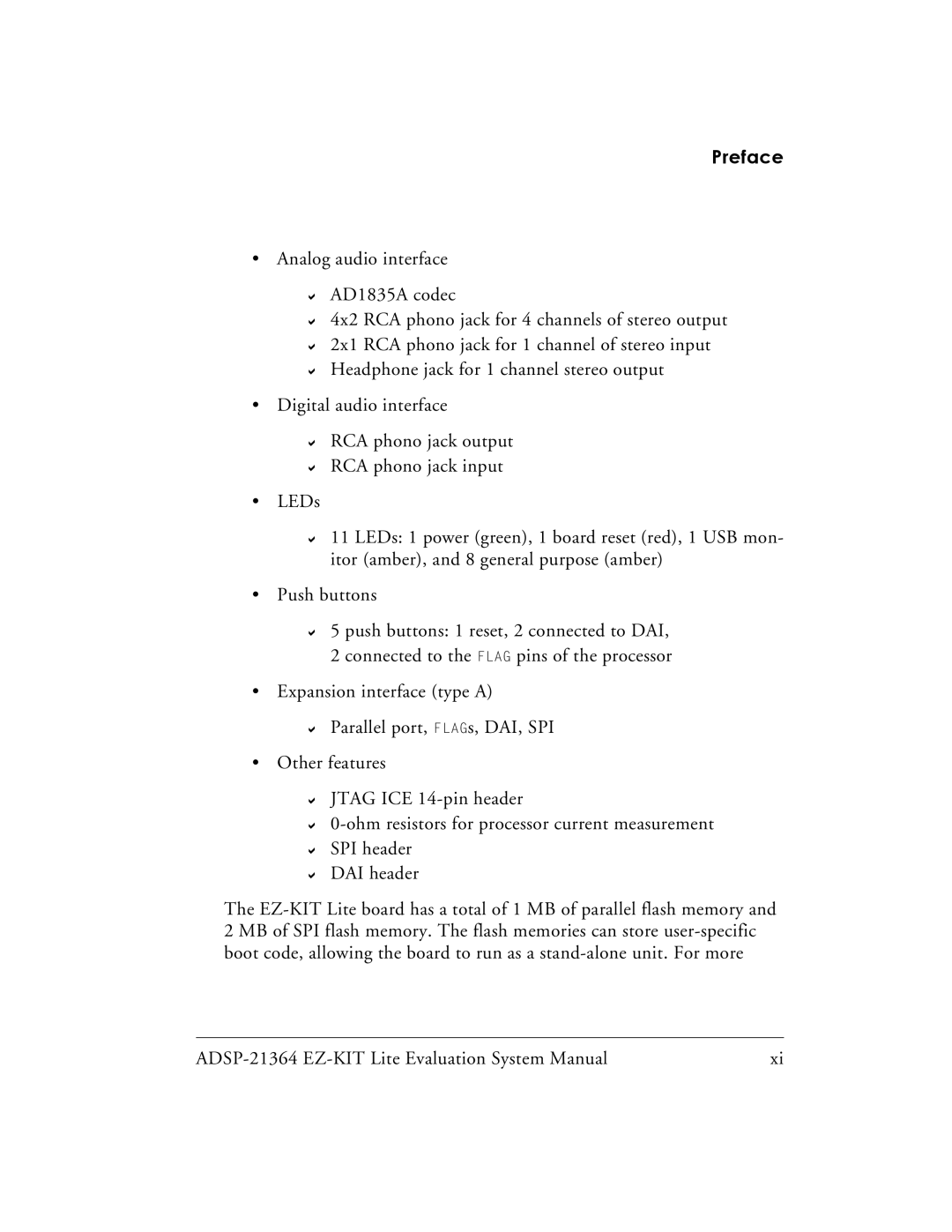 Analog Devices ADSP-21364 system manual Preface 