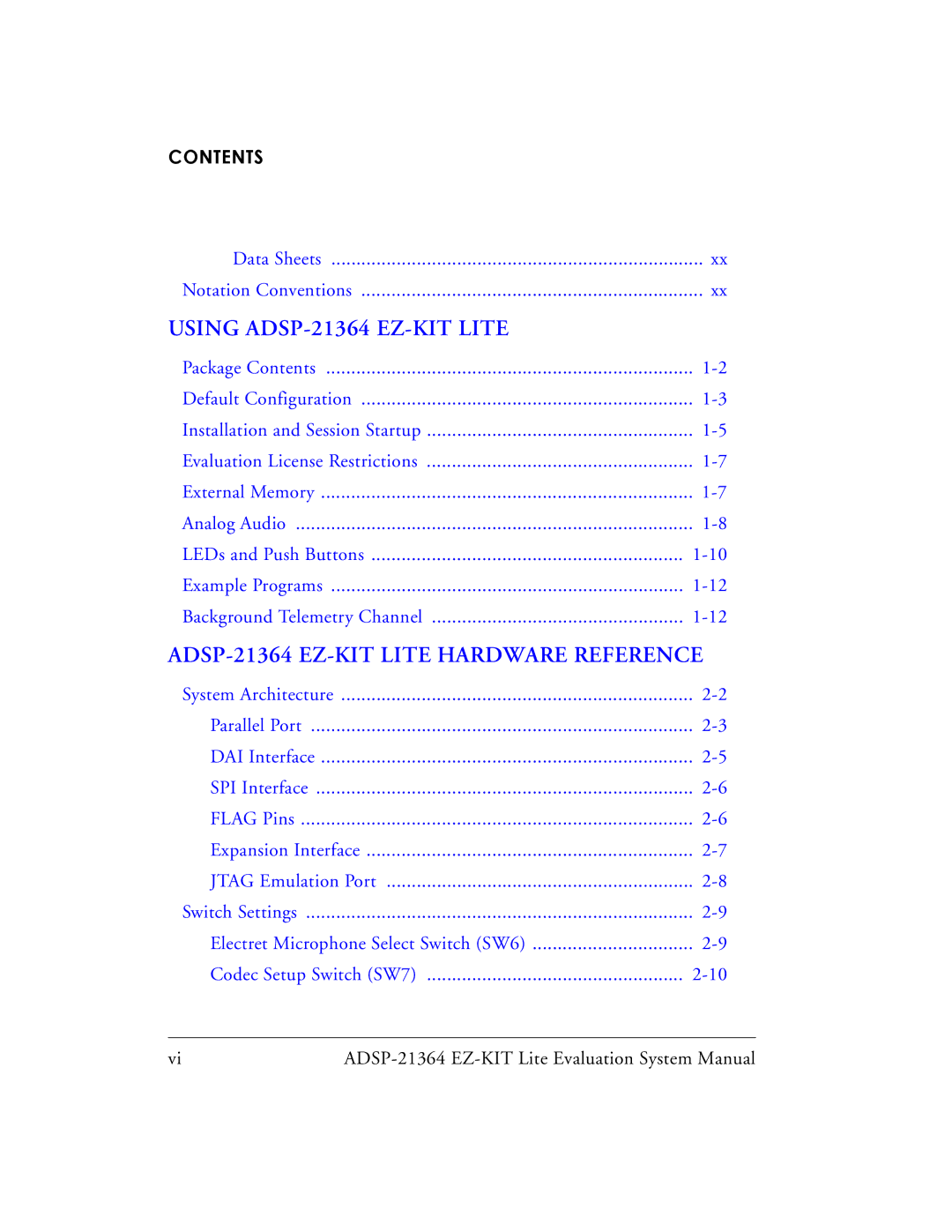 Analog Devices system manual Using ADSP-21364 EZ-KIT Lite 