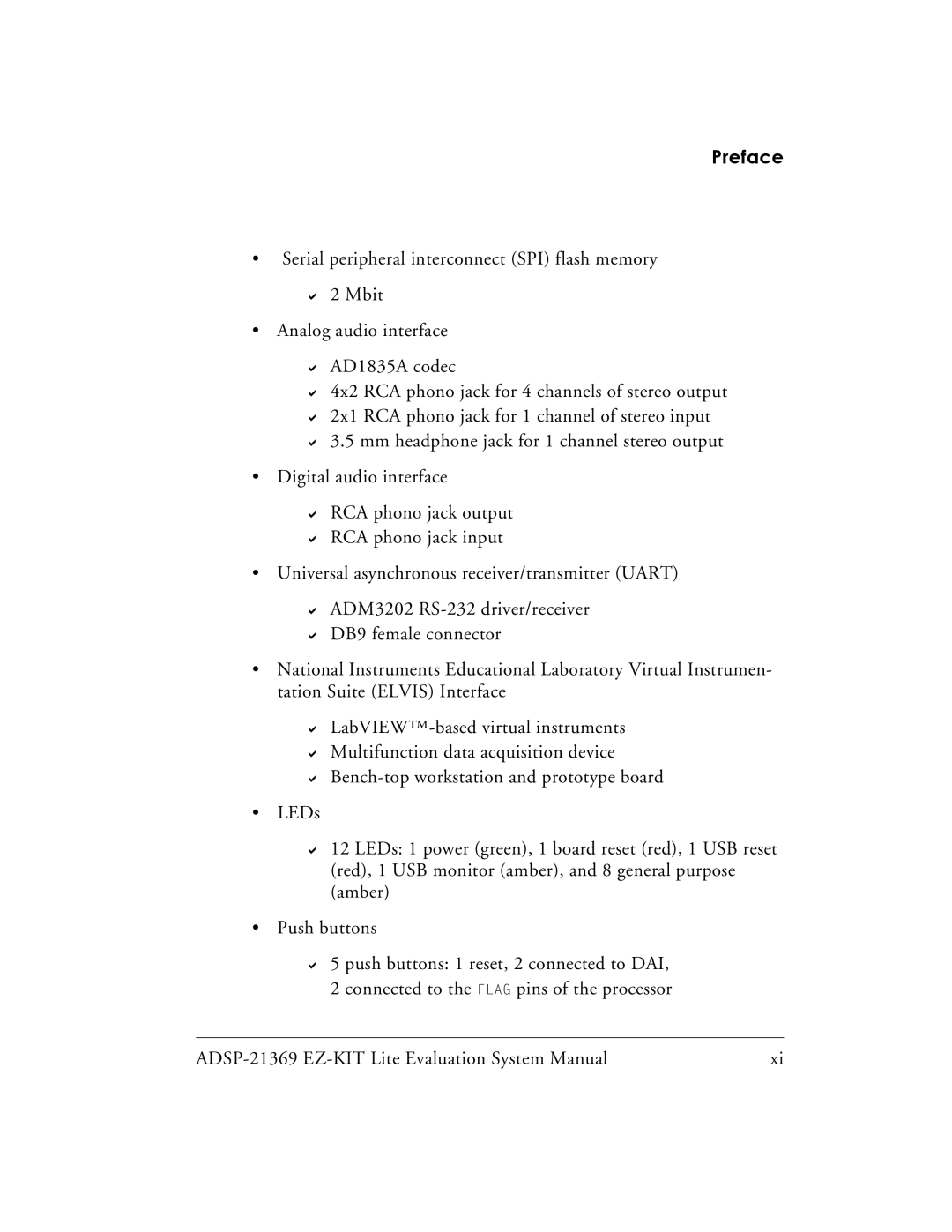 Analog Devices ADSP-21369 system manual Preface 