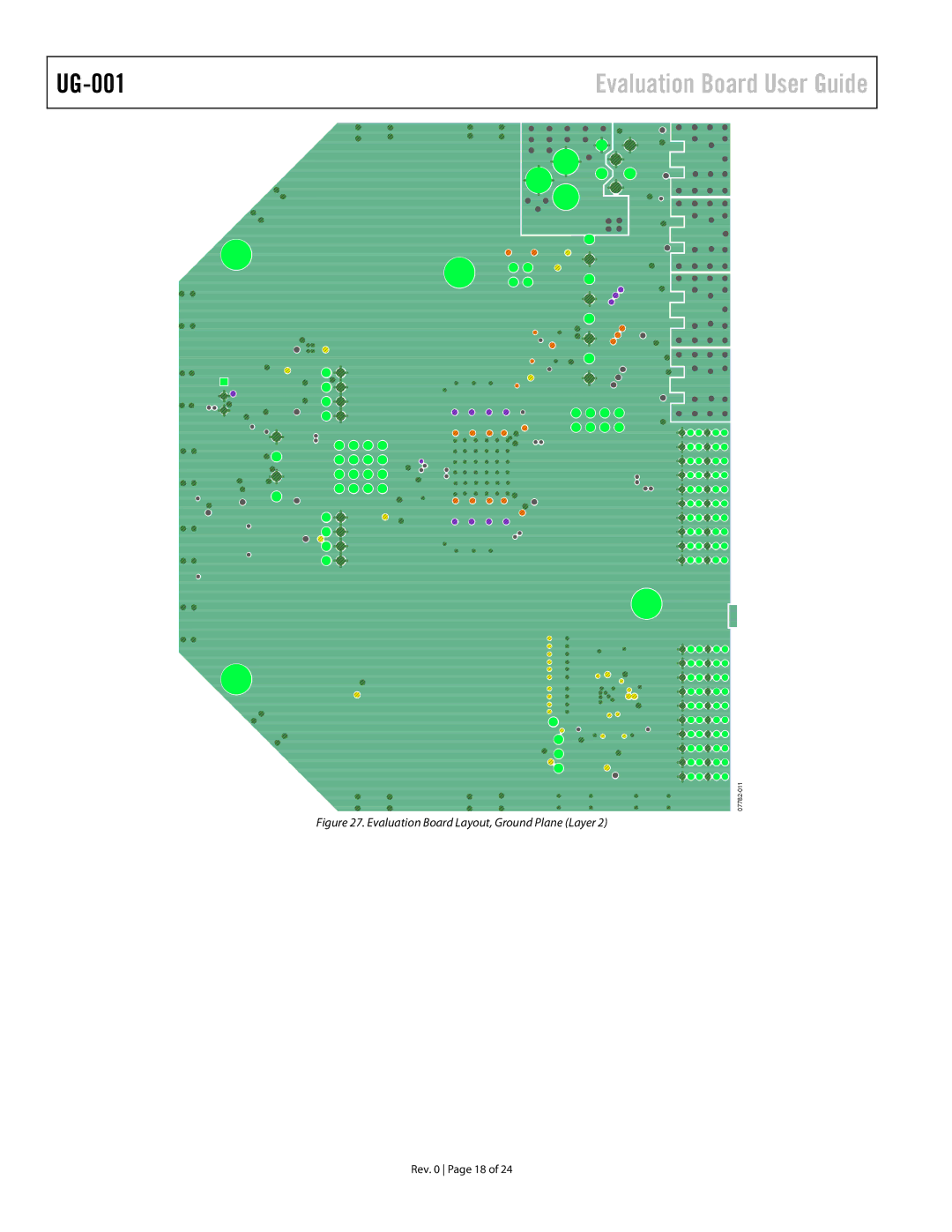 Analog Devices UG-001, AD9273, AD9272 user manual Evaluation Board Layout, Ground Plane Layer 