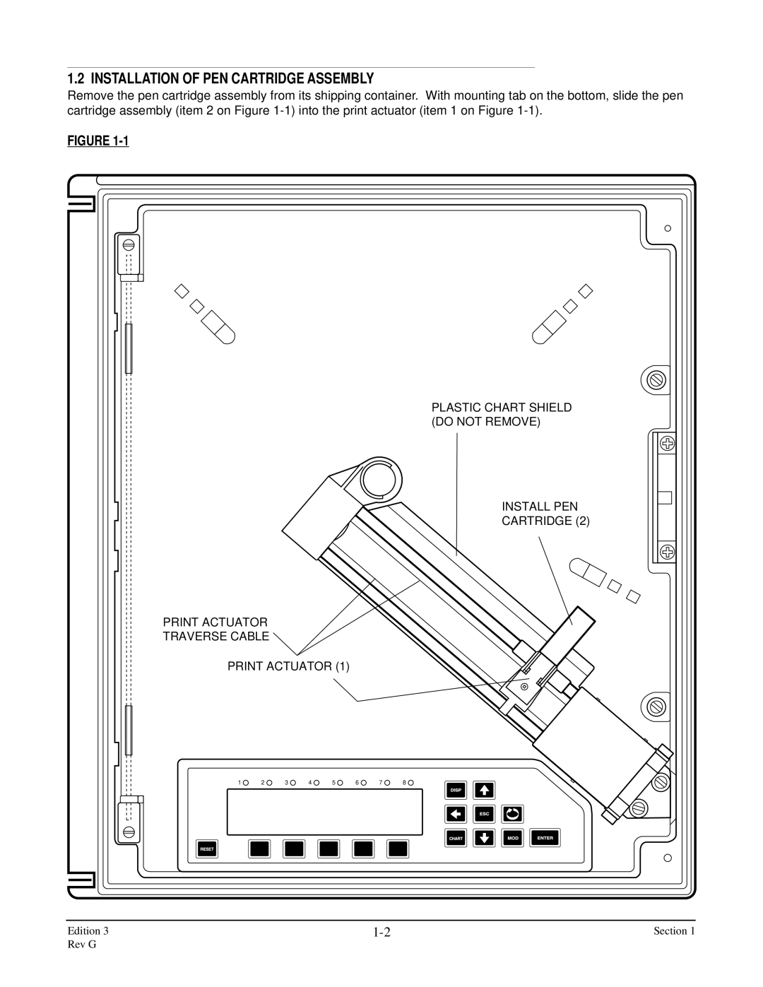 Anderson Manufacturing AV-9000 manual Installation of PEN Cartridge Assembly 