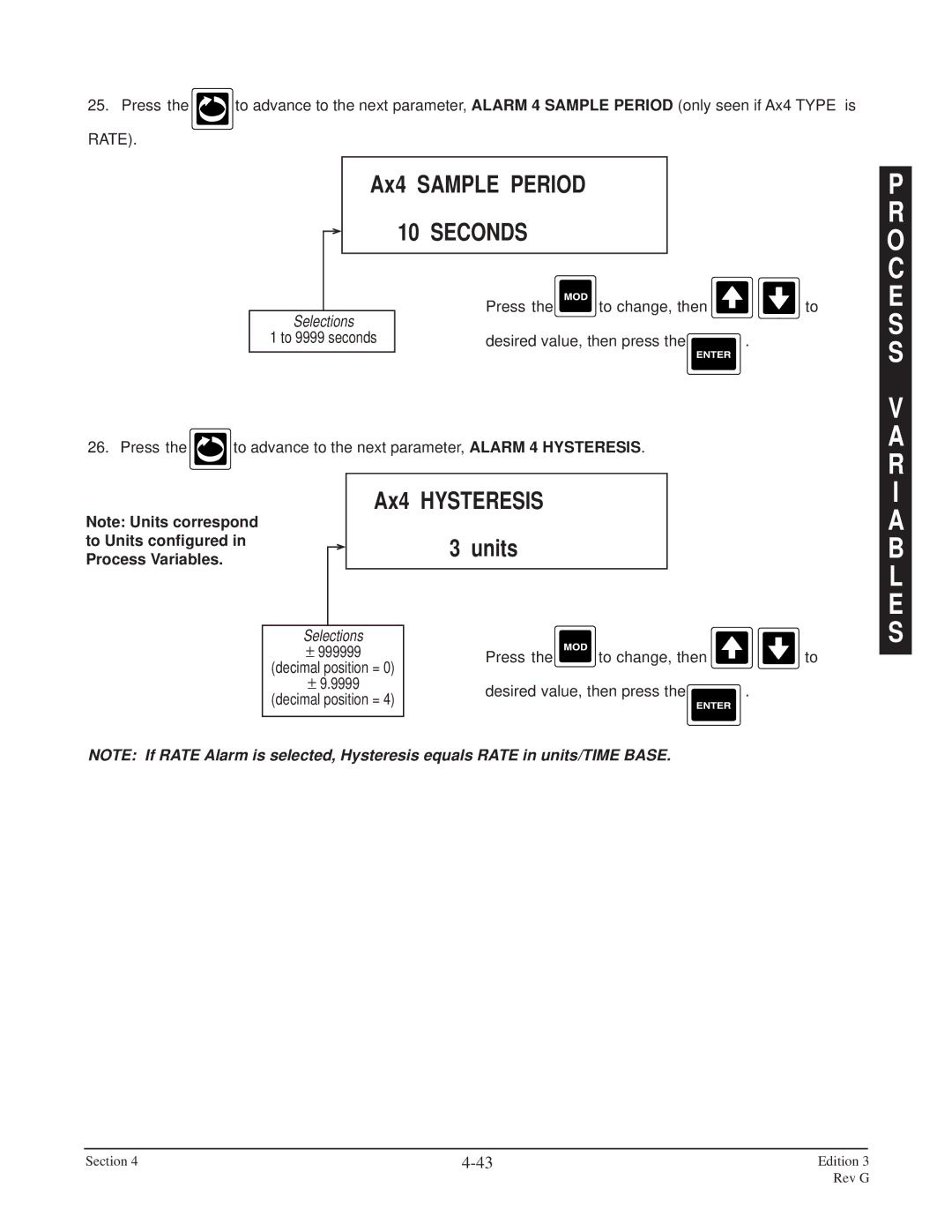 Anderson Manufacturing AV-9000 manual O C E S S R I a B L E S, Ax4 Hysteresis 