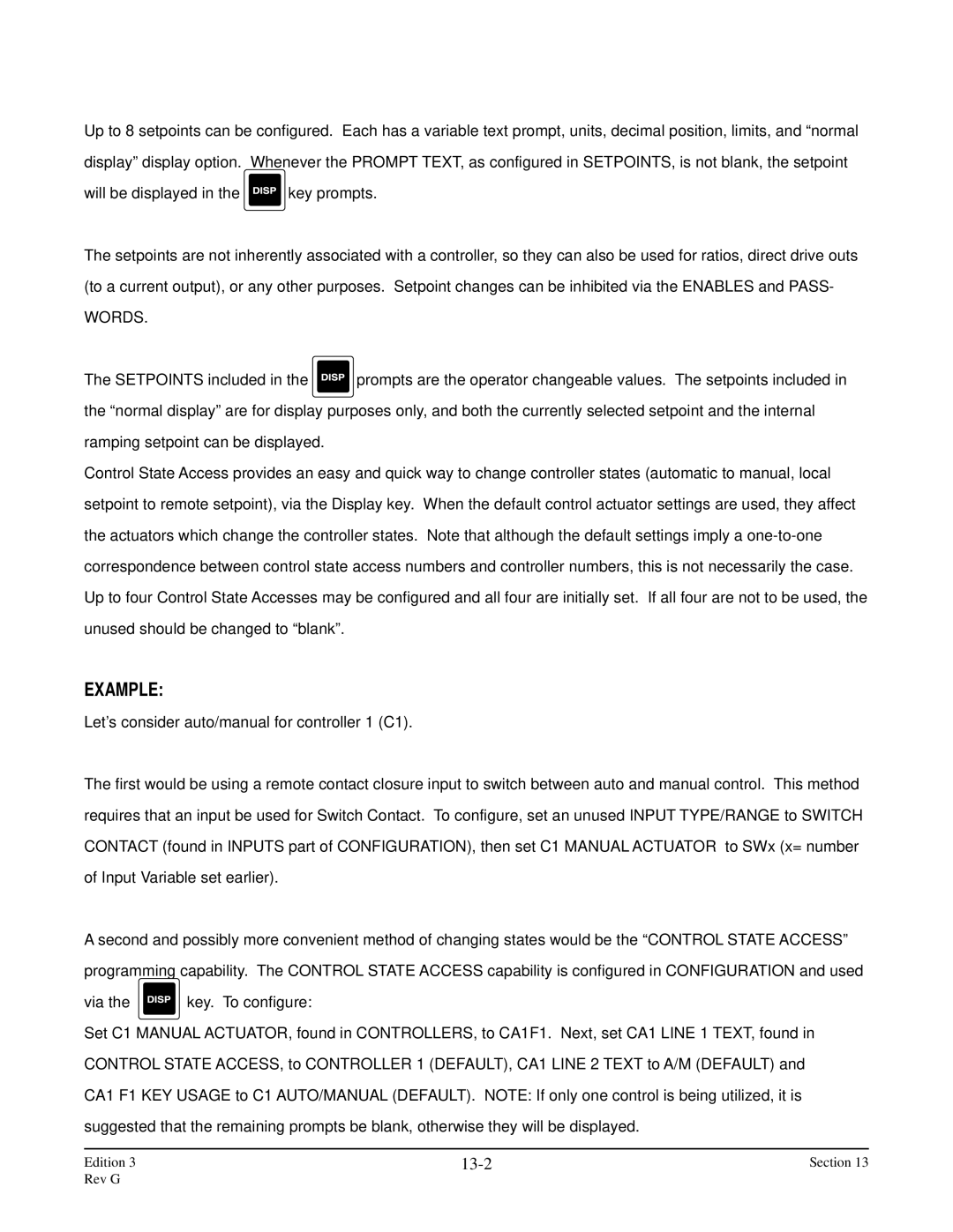 Anderson Manufacturing AV-9000 manual Example, 13-2, Words 