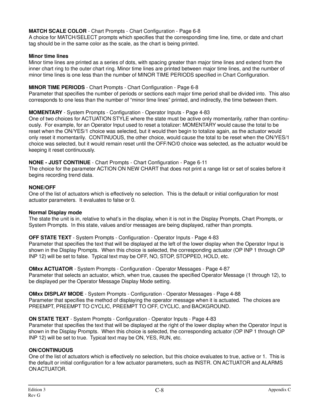 Anderson Manufacturing AV-9000 manual Minor time lines, Normal Display mode 