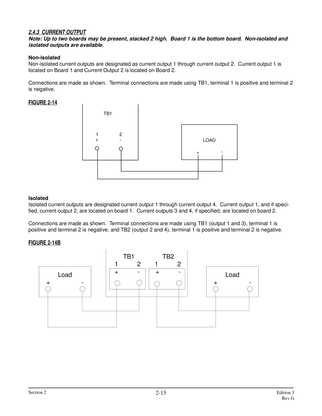 Anderson Manufacturing AV-9000 manual Current Output, Non-isolated, Isolated 