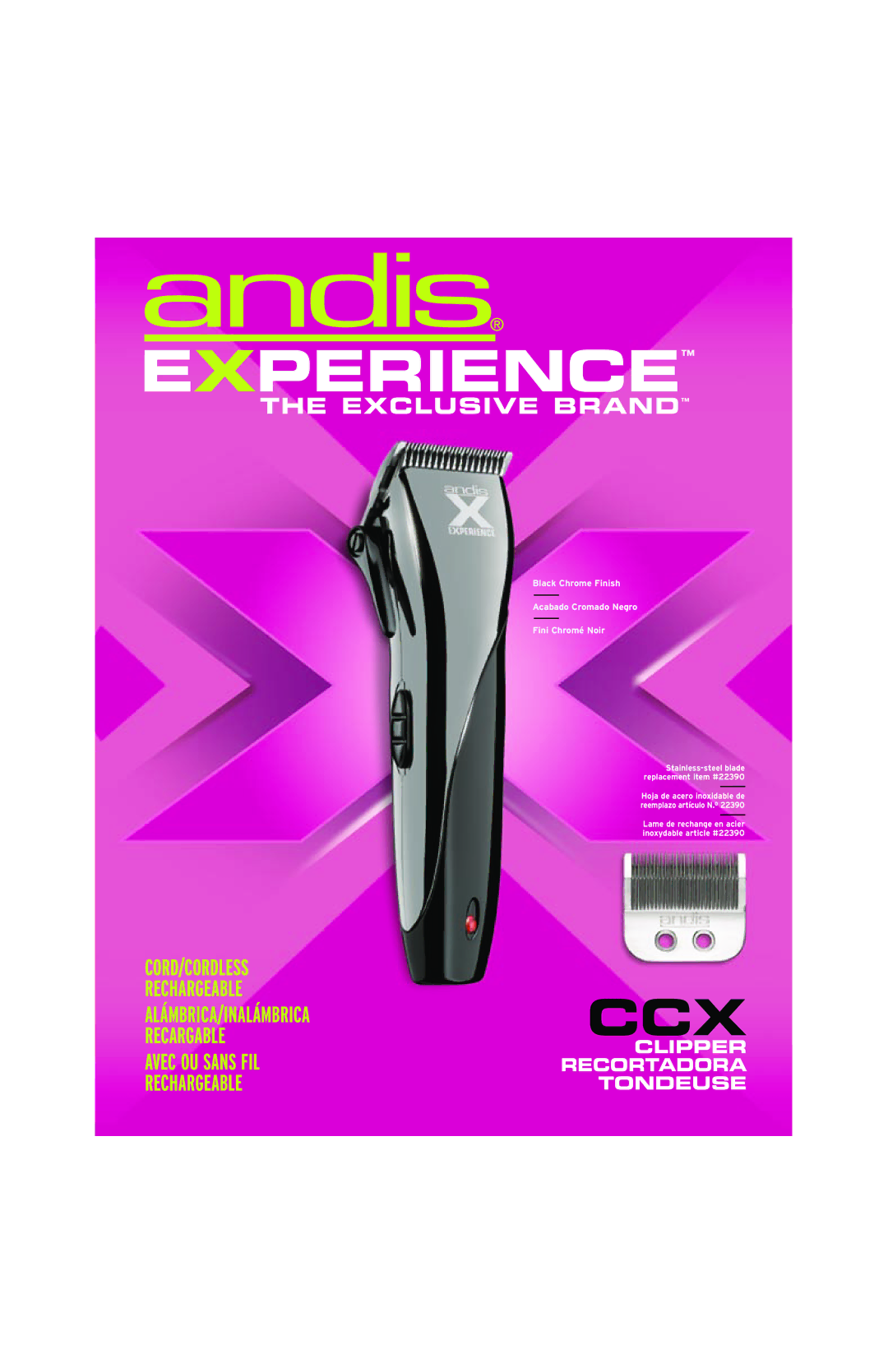 Andis Company Hair Clipper manual Experience 