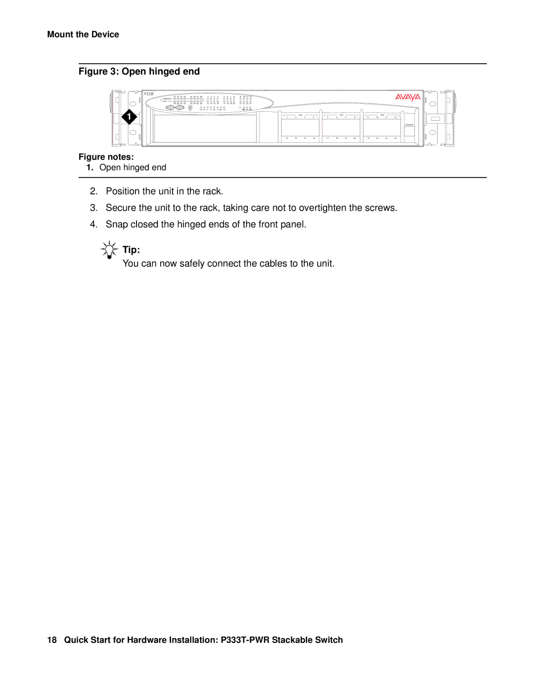 Andis Company P333T-PWR quick start Open hinged end 