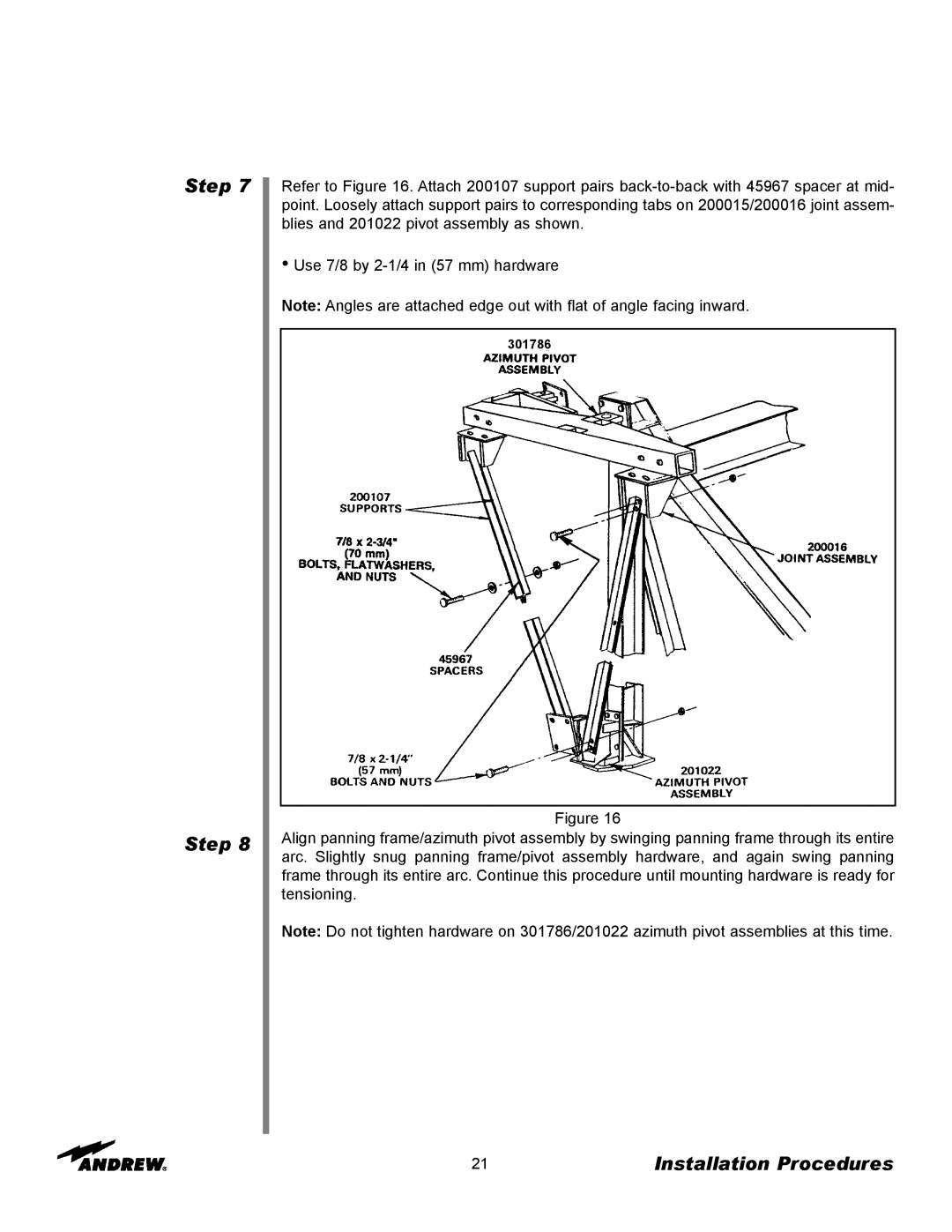 Andrew 9.3-Meter ESA manual 301786 