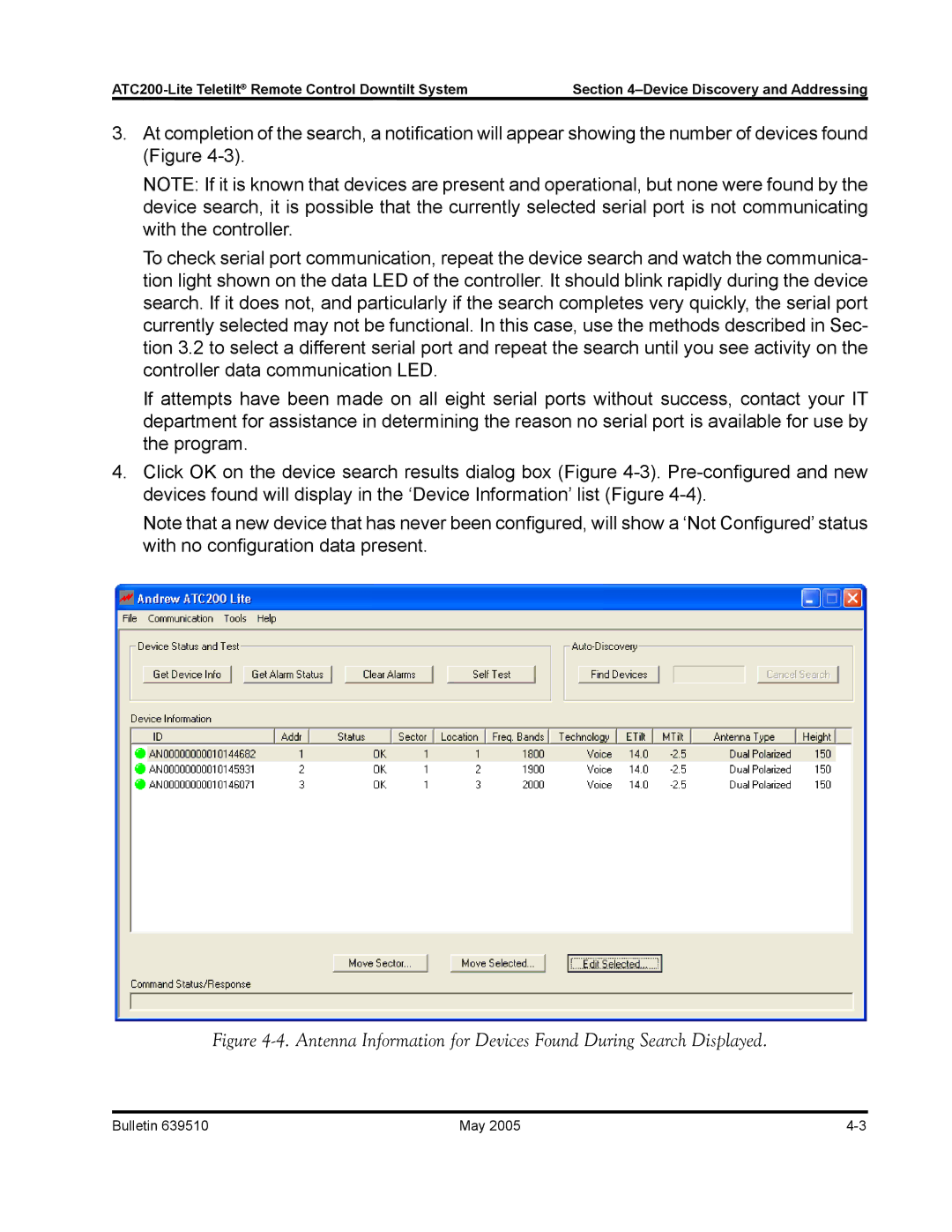 Andrew ATC200-Lite manual Bulletin May 