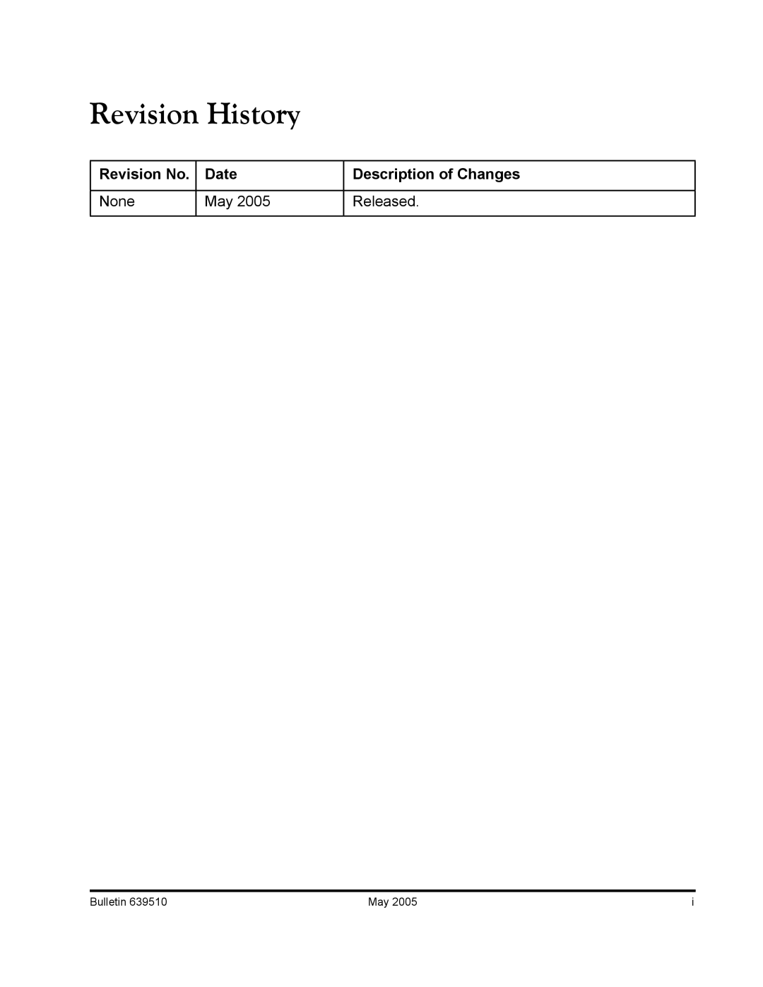 Andrew ATC200-Lite manual Revision History, Revision No Date Description of Changes None May Released 