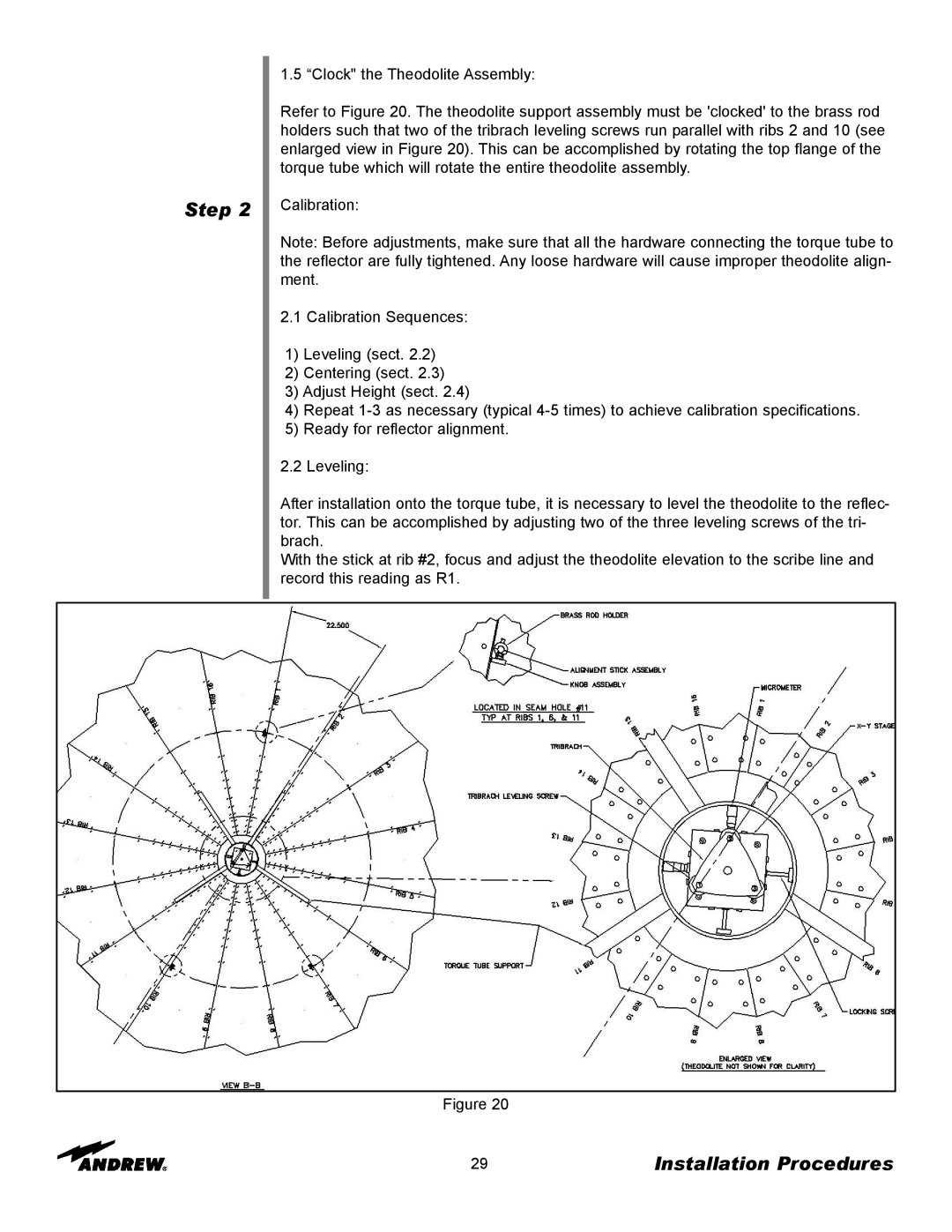 Andrew ES76PK-1 installation instructions Step 