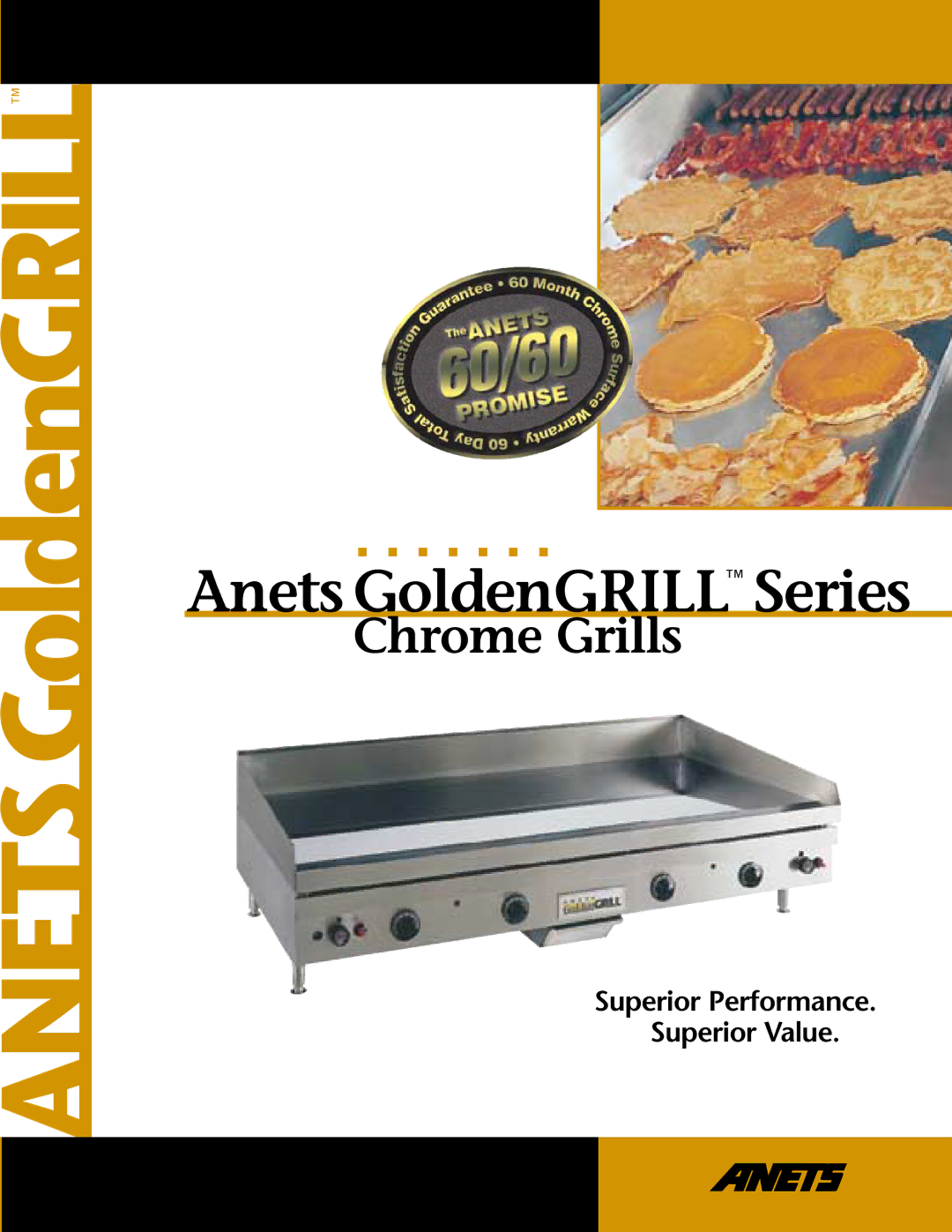 Anetsberger Brothers Chrome Grills manual Anets GoldenGRILL 