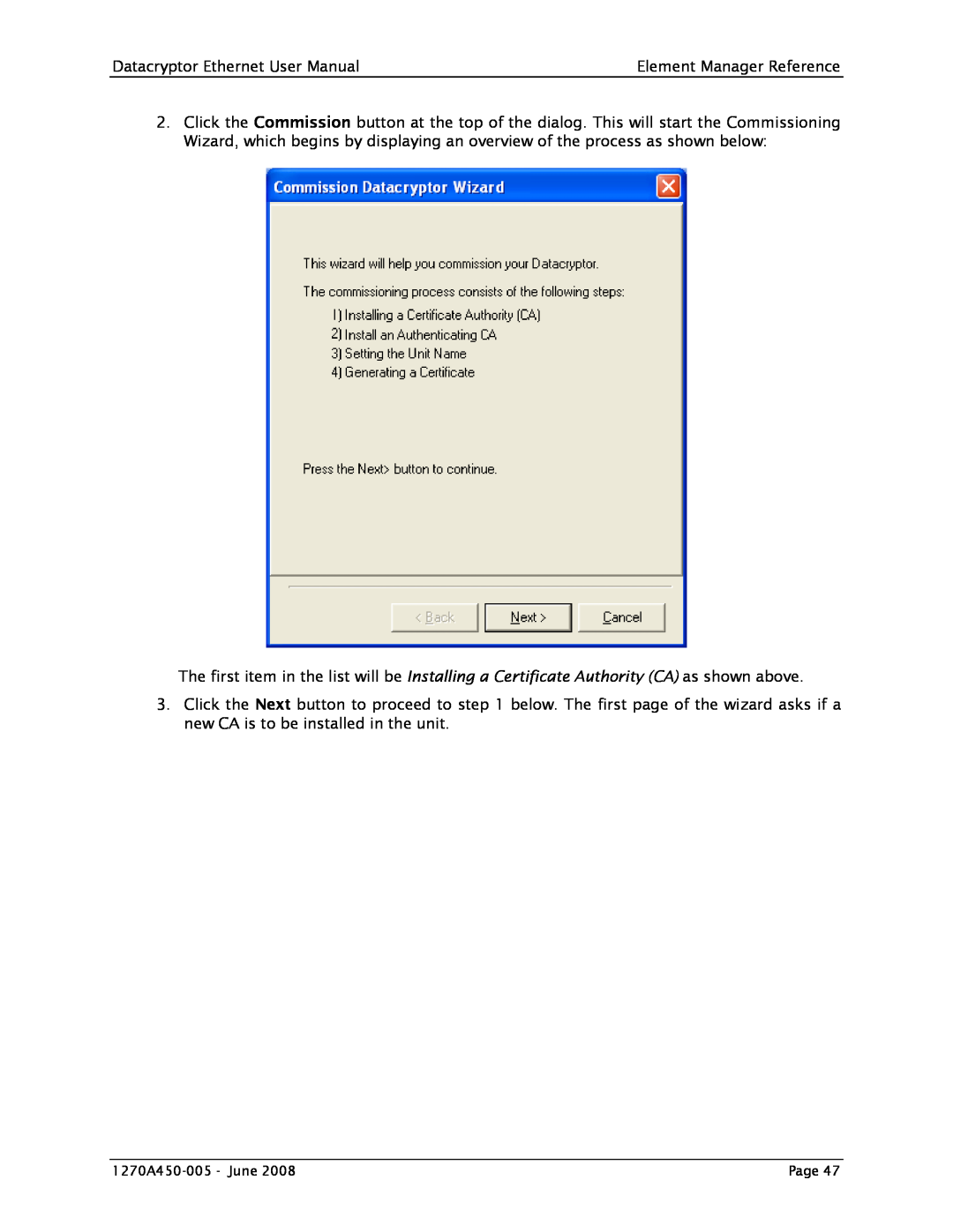 Angenieux 1270A450-005 user manual Datacryptor Ethernet User Manual 