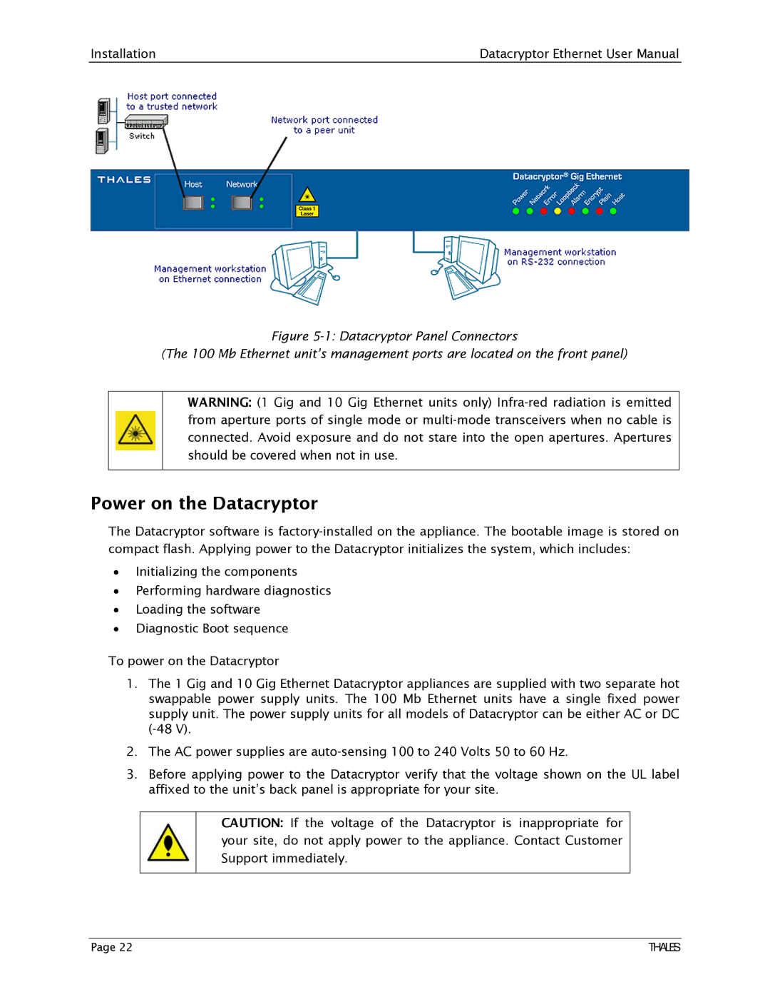 Angenieux 1270A450-005 user manual Power on the Datacryptor 