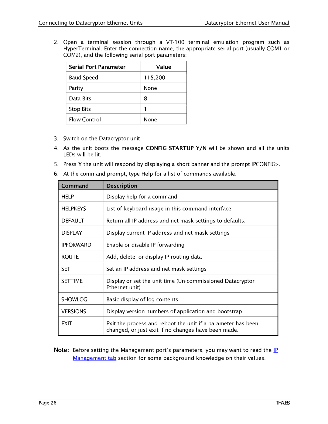 Angenieux 1270A450-005 user manual Serial Port Parameter Value, Command Description 