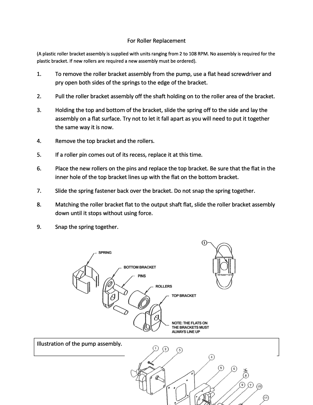 ANKO 907, 908 manual For Roller Replacement 