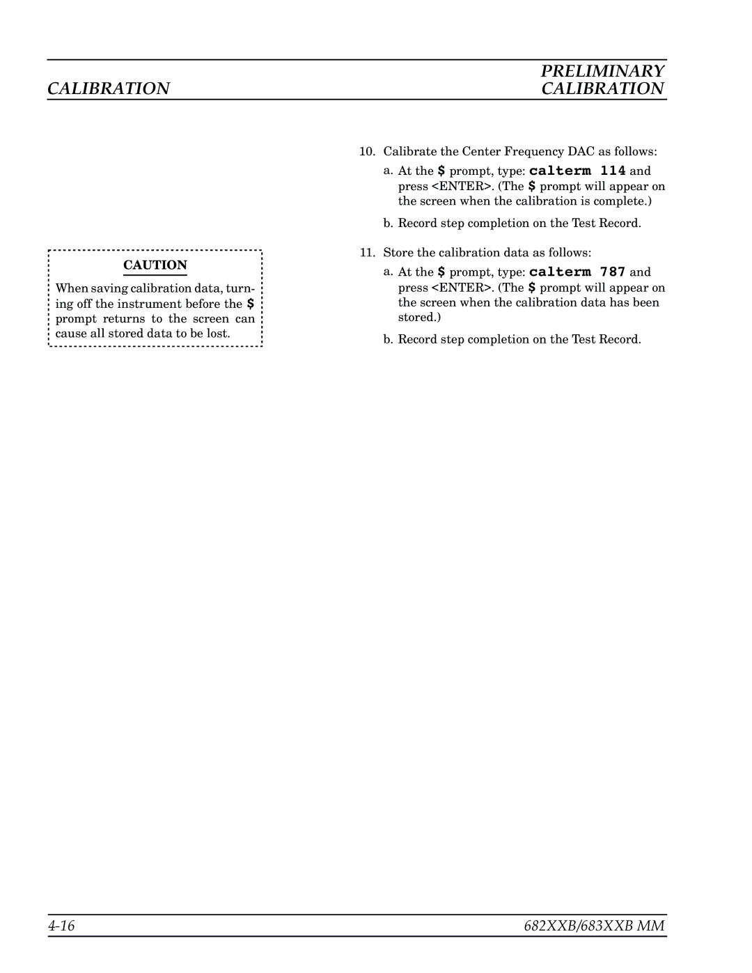 Anritsu 682XXB, 683XXB manual Preliminary 