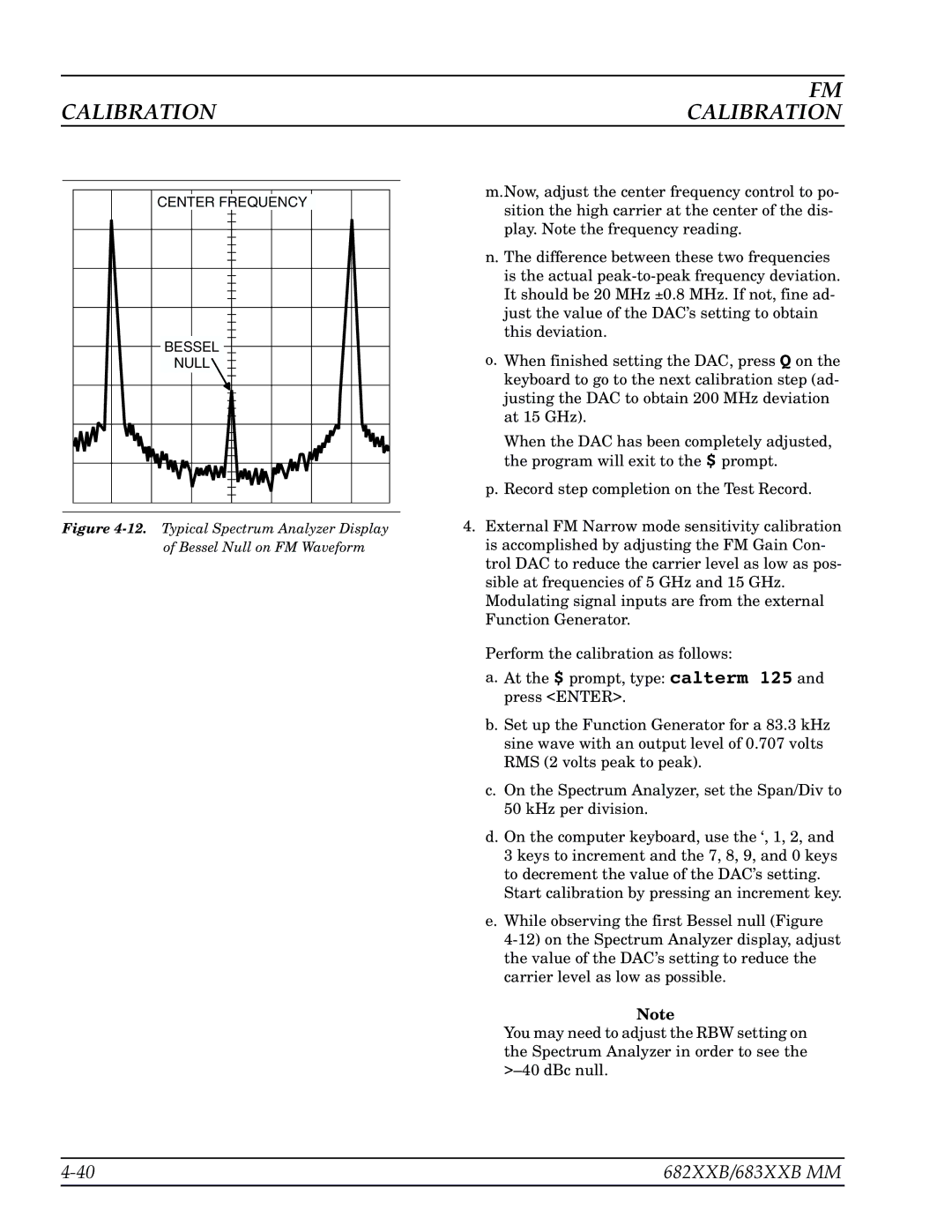 Anritsu 682XXB, 683XXB manual Bessel 