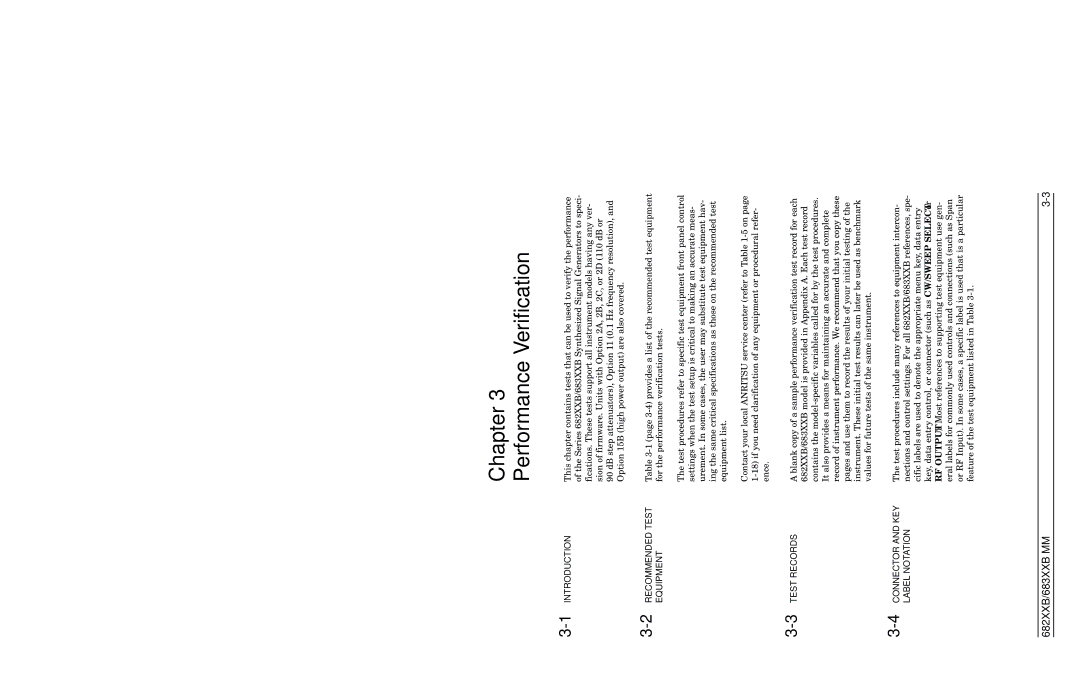 Anritsu 683XXB, 682XXB manual 1INTRODUCTION, Recommended Test, Test Records, 4CONNECTOR and KEY, Label Notation 